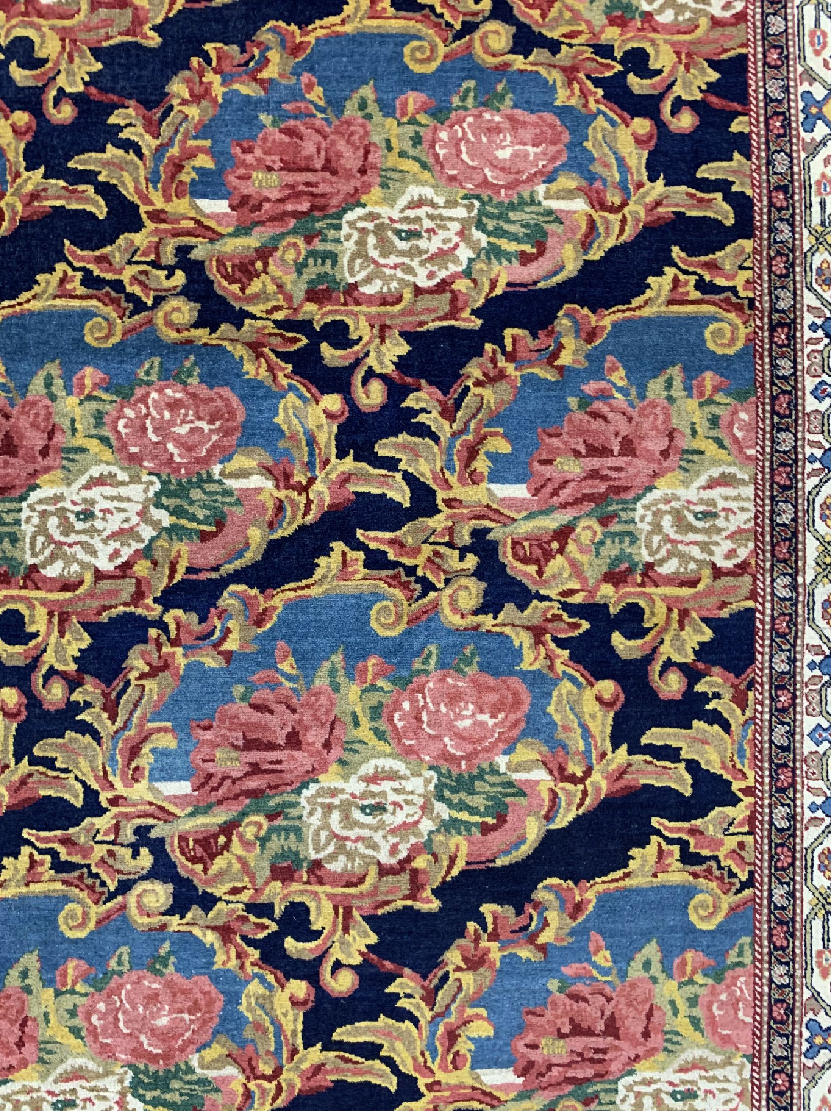 Detail c: Täbriz"Petag"alt, Persien, um 1930/1940, Wolle auf Baumwolle, ca. 442 x 272 cm, gereinigt, EHZ: 2