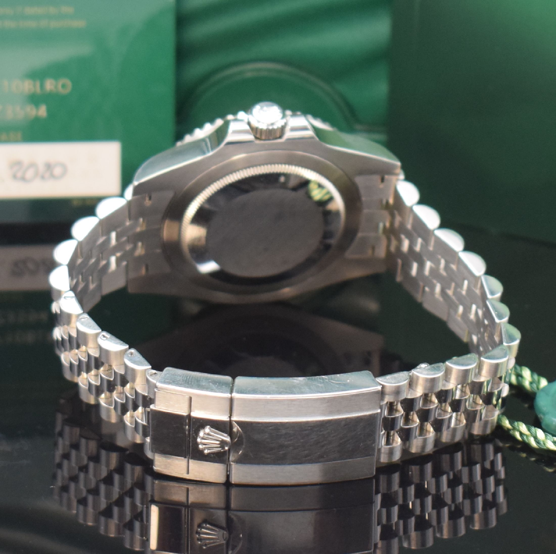 Detail b: ROLEX Herrenarmbanduhr Oyster Perpetual Date GMT-Master II Referenz 126710BLRO, Automatik, Random-Serie, Chronometer der Superlative in Edelstahl ...