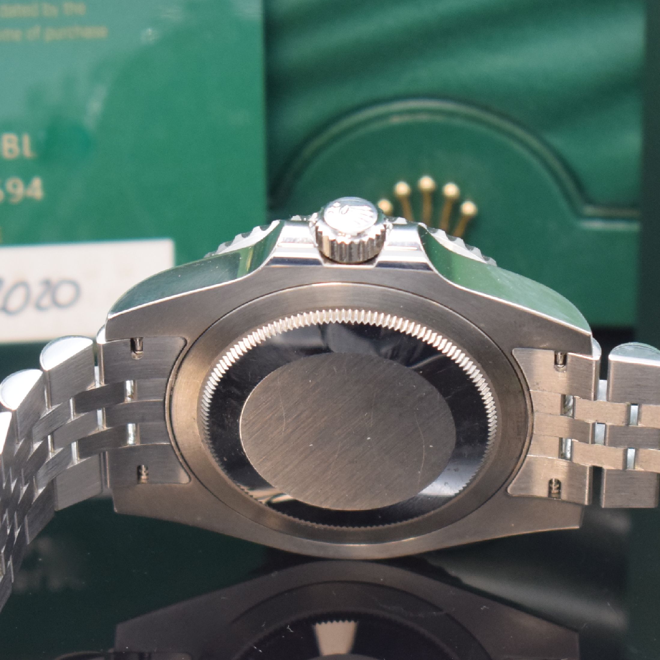 Detail d: ROLEX Herrenarmbanduhr Oyster Perpetual Date GMT-Master II Referenz 126710BLRO, Automatik, Random-Serie, Chronometer der Superlative in Edelstahl ...