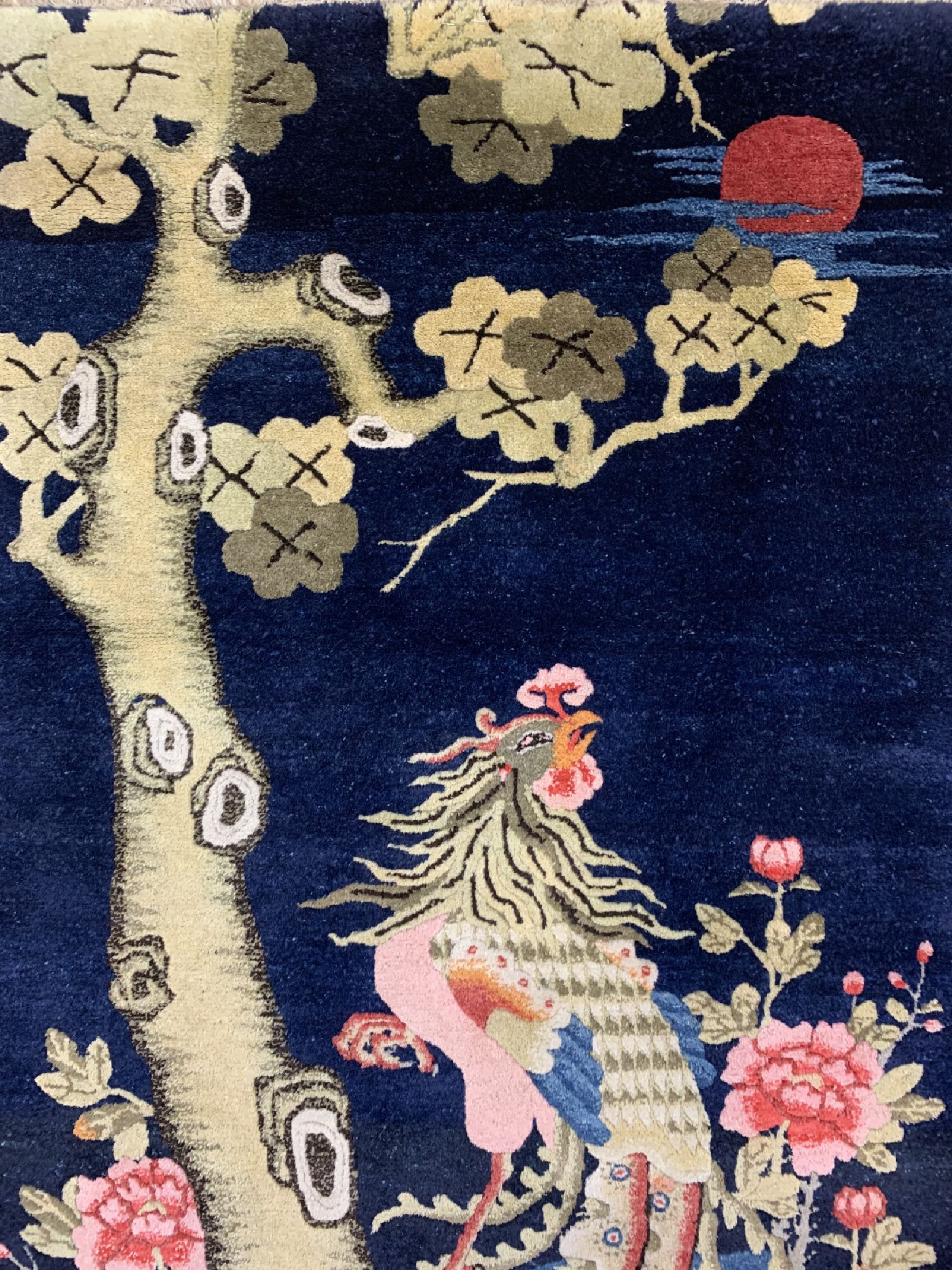 Detail c: Pao Tow antik, China, um 1910, Wolle auf Baumwolle, ca. 155 x 79 cm, EHZ: 1-2