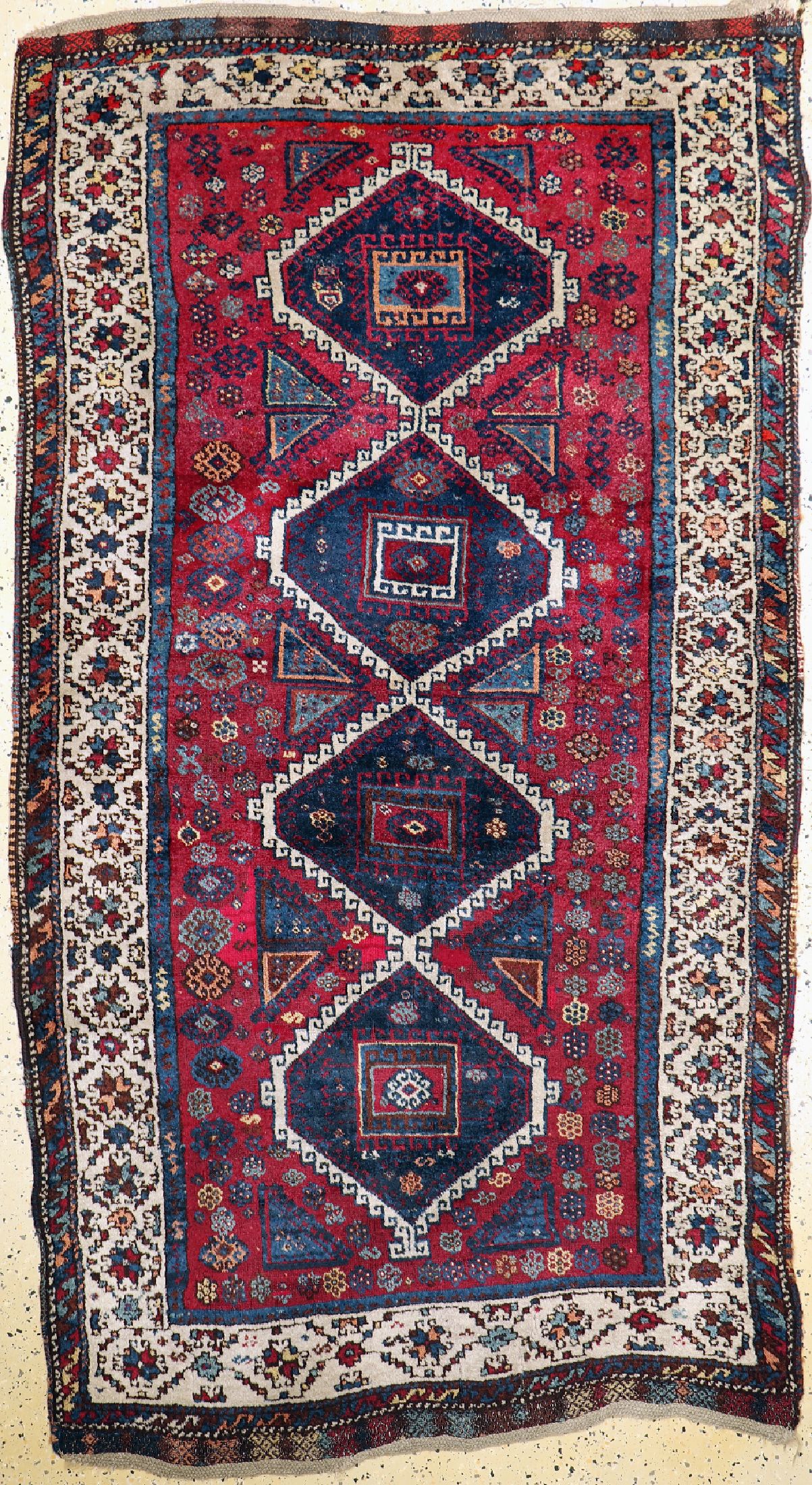 Yörük antik, Türkei, um 1900, Wolle auf Wolle, ca. 230 x 129 cm, EHZ: 2-3