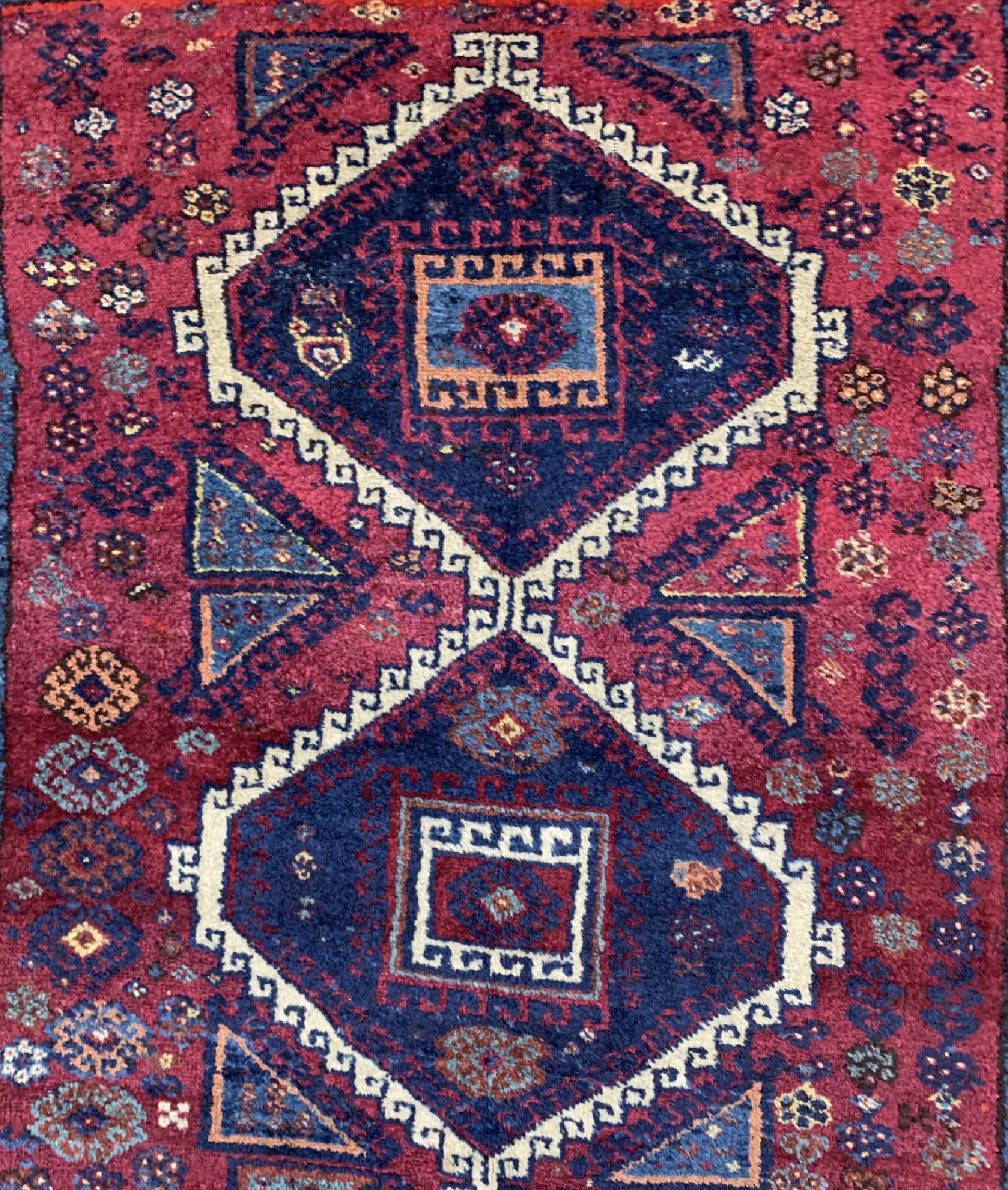 Detail c: Yörük antik, Türkei, um 1900, Wolle auf Wolle, ca. 230 x 129 cm, EHZ: 2-3