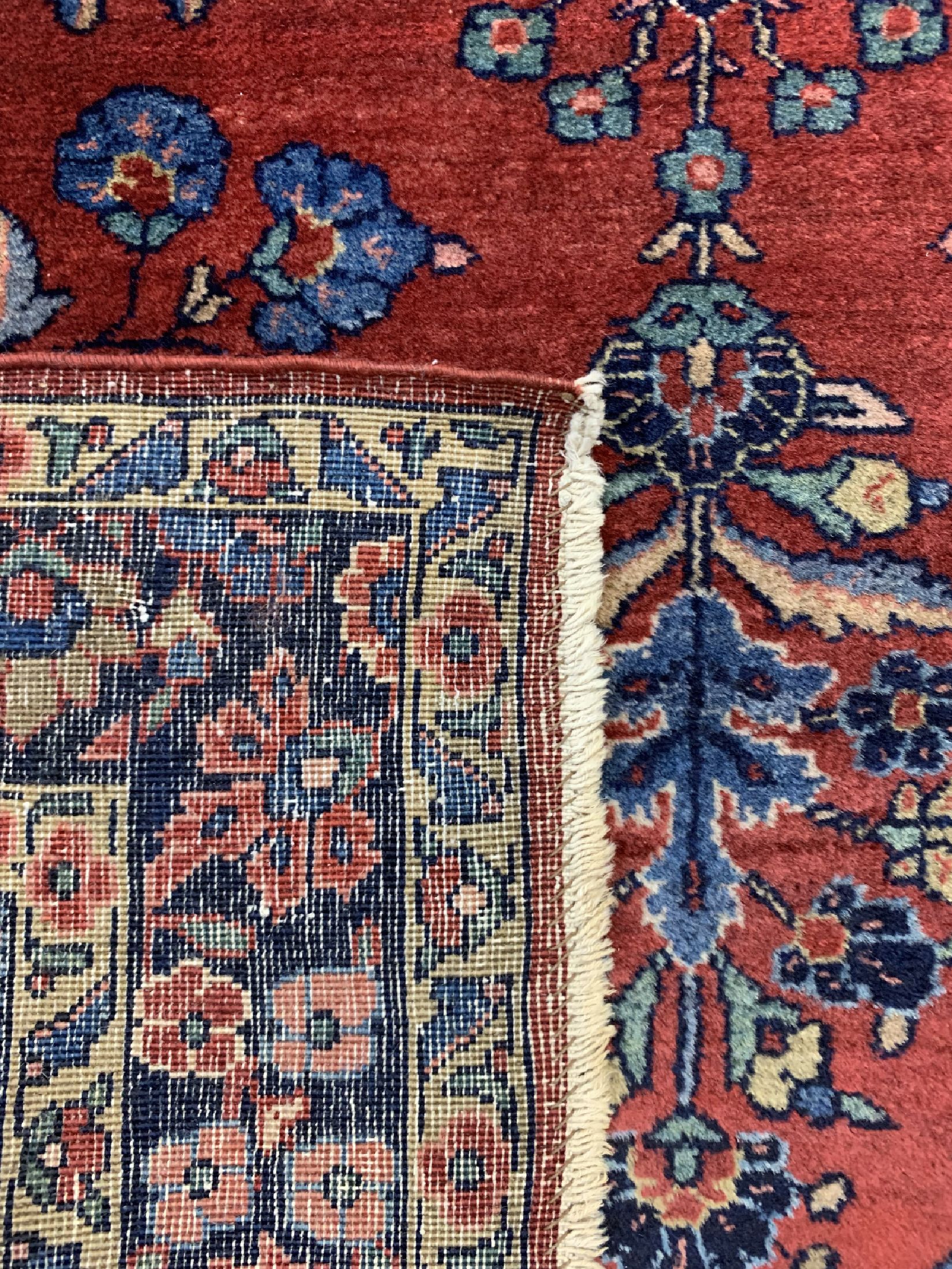 Detail e: Us Re-Import Sarogh antik, Persien, um 1900, Wolle auf Baumwolle, ca. 148 x 105 cm, EHZ: 2