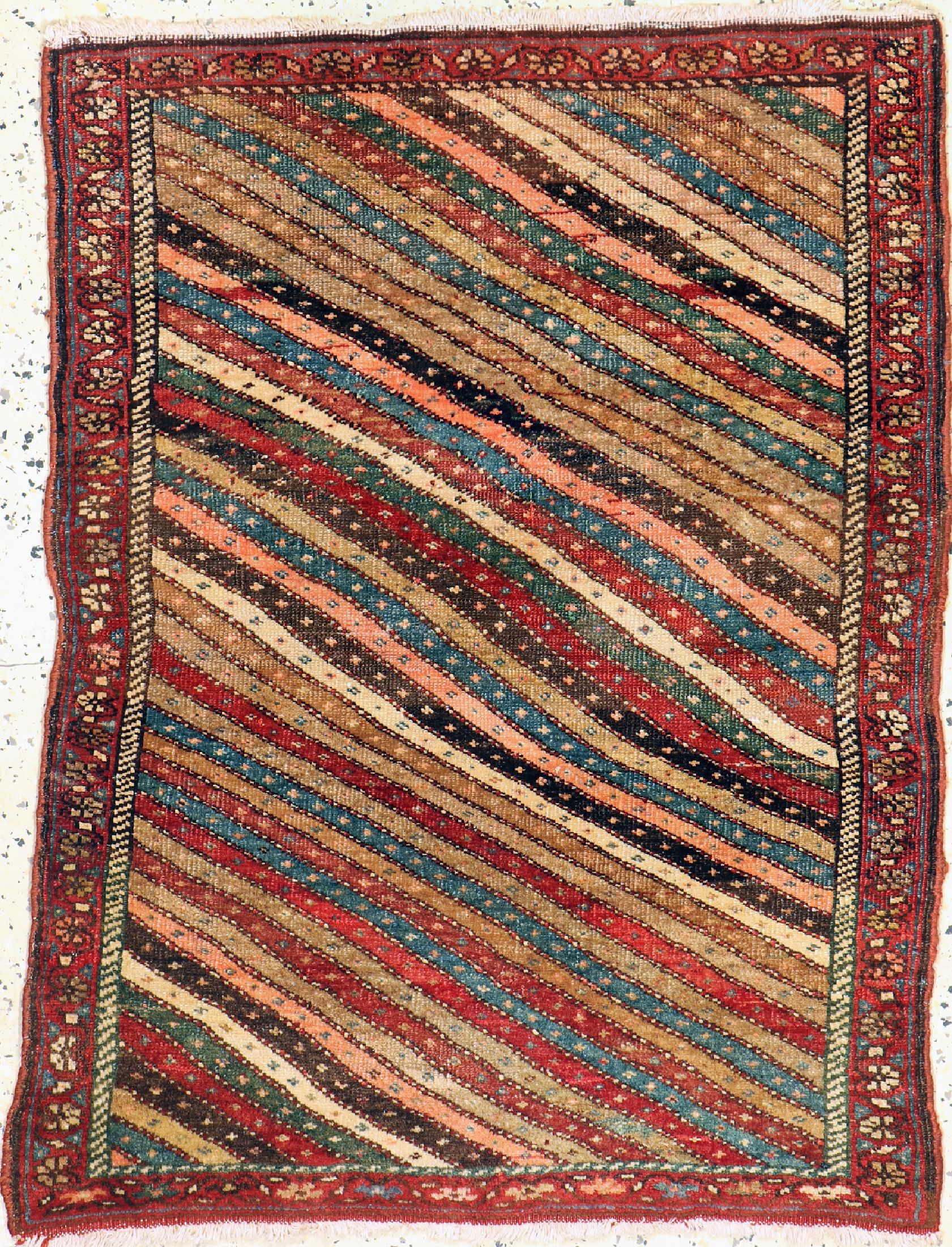 Antiker Bidjar, Persien, um 1910/1920, Wolle auf Baumwolle, ca. 102 x 78 cm, EHZ: 3