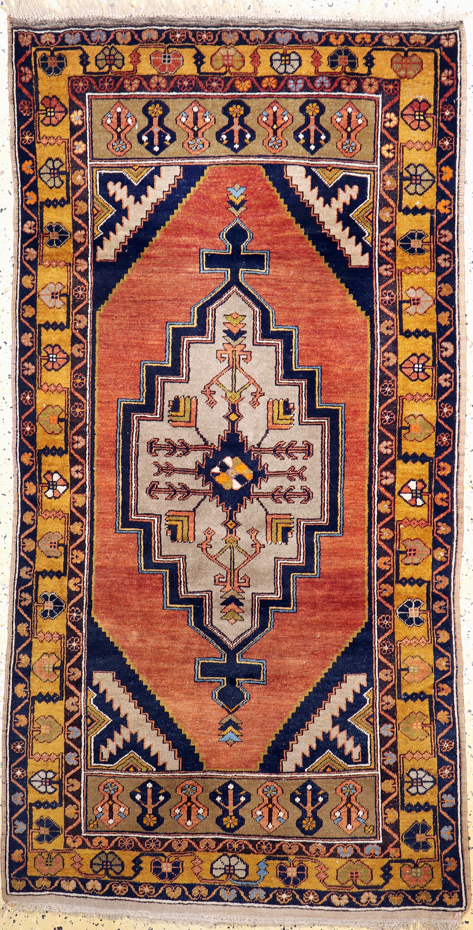 Yahyali alt, Türkei, um 1940, Wolle auf Wolle, ca. 190 x 99 cm, EHZ: 2