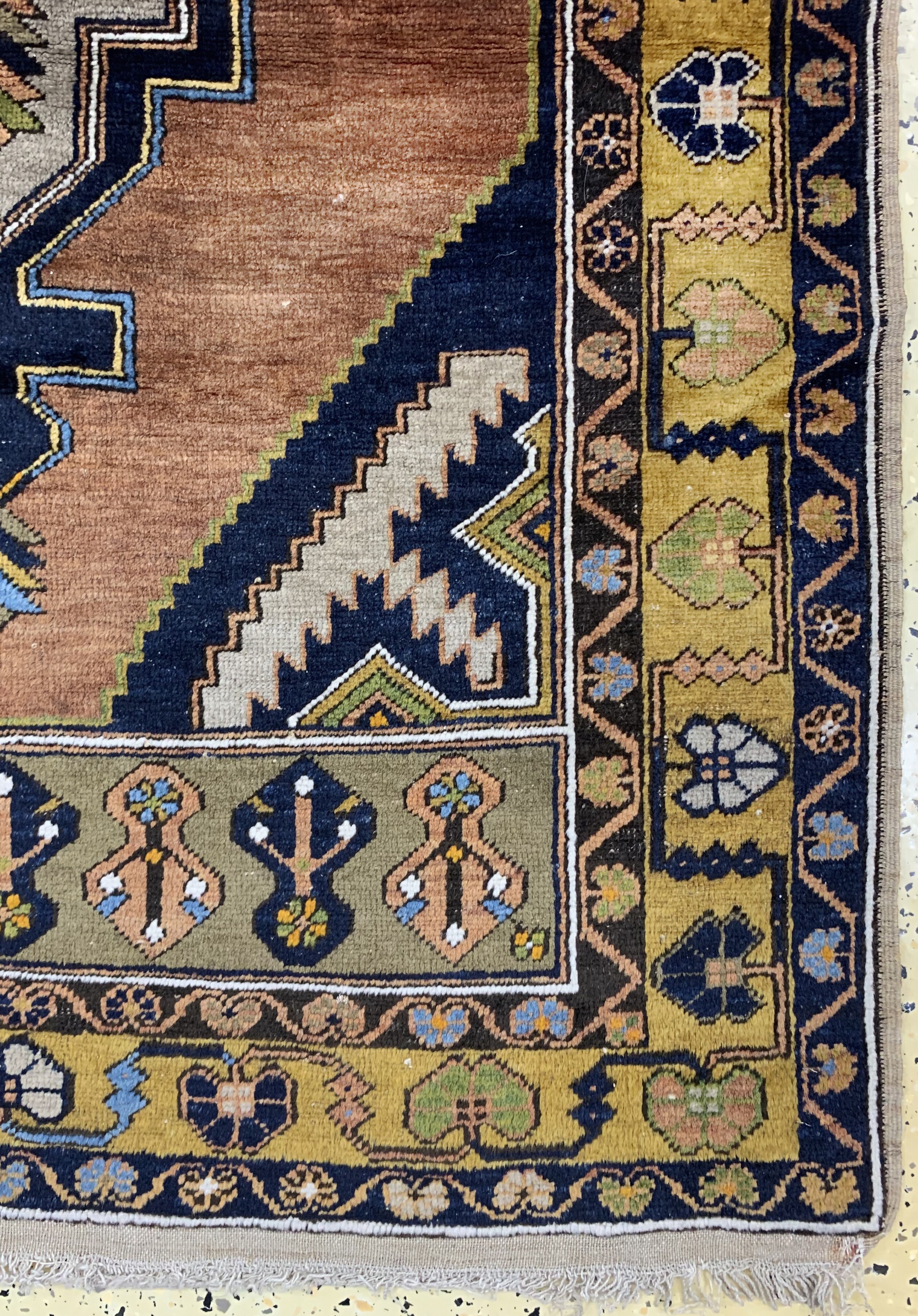 Detail a: Yahyali alt, Türkei, um 1940, Wolle auf Wolle, ca. 190 x 99 cm, EHZ: 2