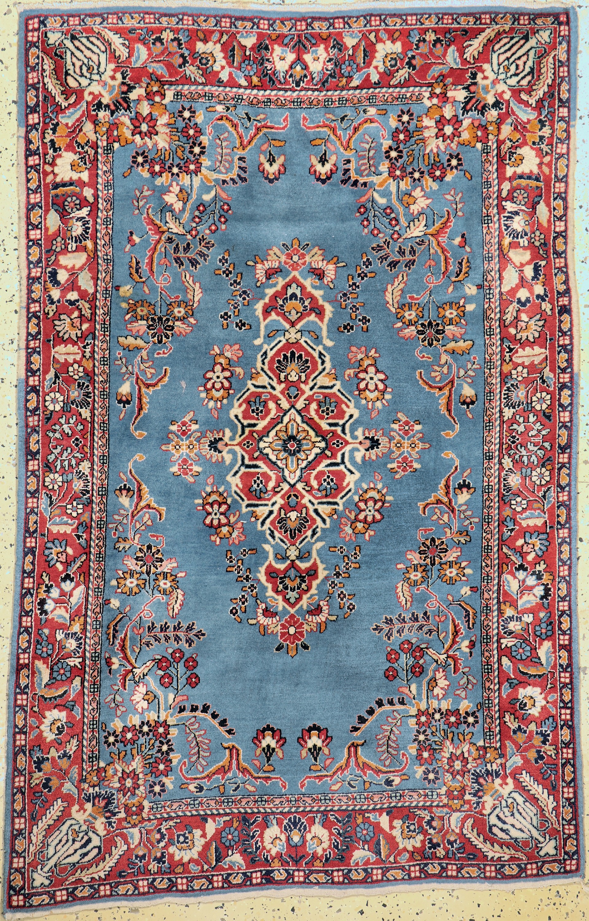 Sarogh, Persien, ca. 50 Jahre, Wolle auf Baumwolle, ca. 162 x 104 cm, EHZ: 2