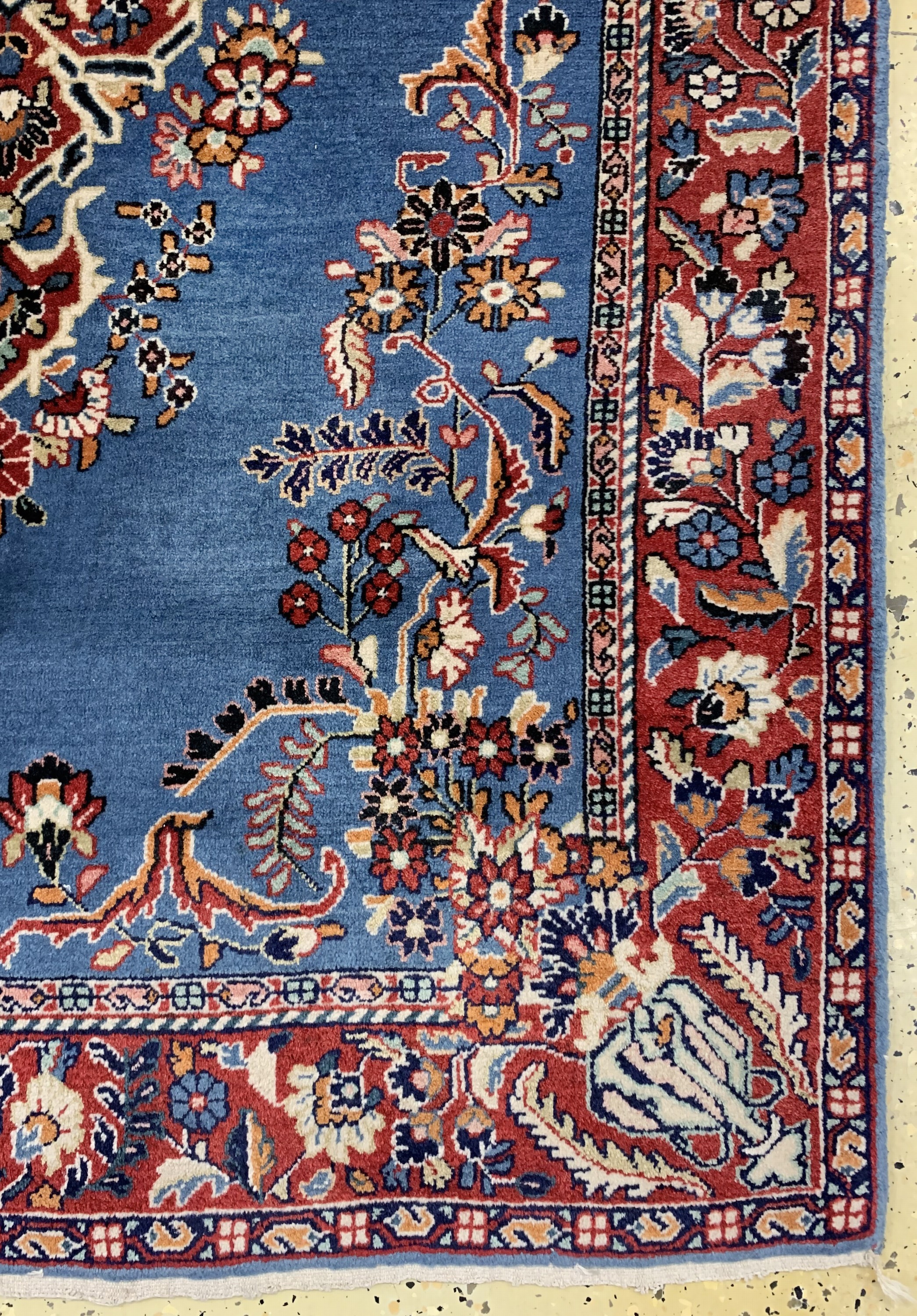 Detail a: Sarogh, Persien, ca. 50 Jahre, Wolle auf Baumwolle, ca. 162 x 104 cm, EHZ: 2