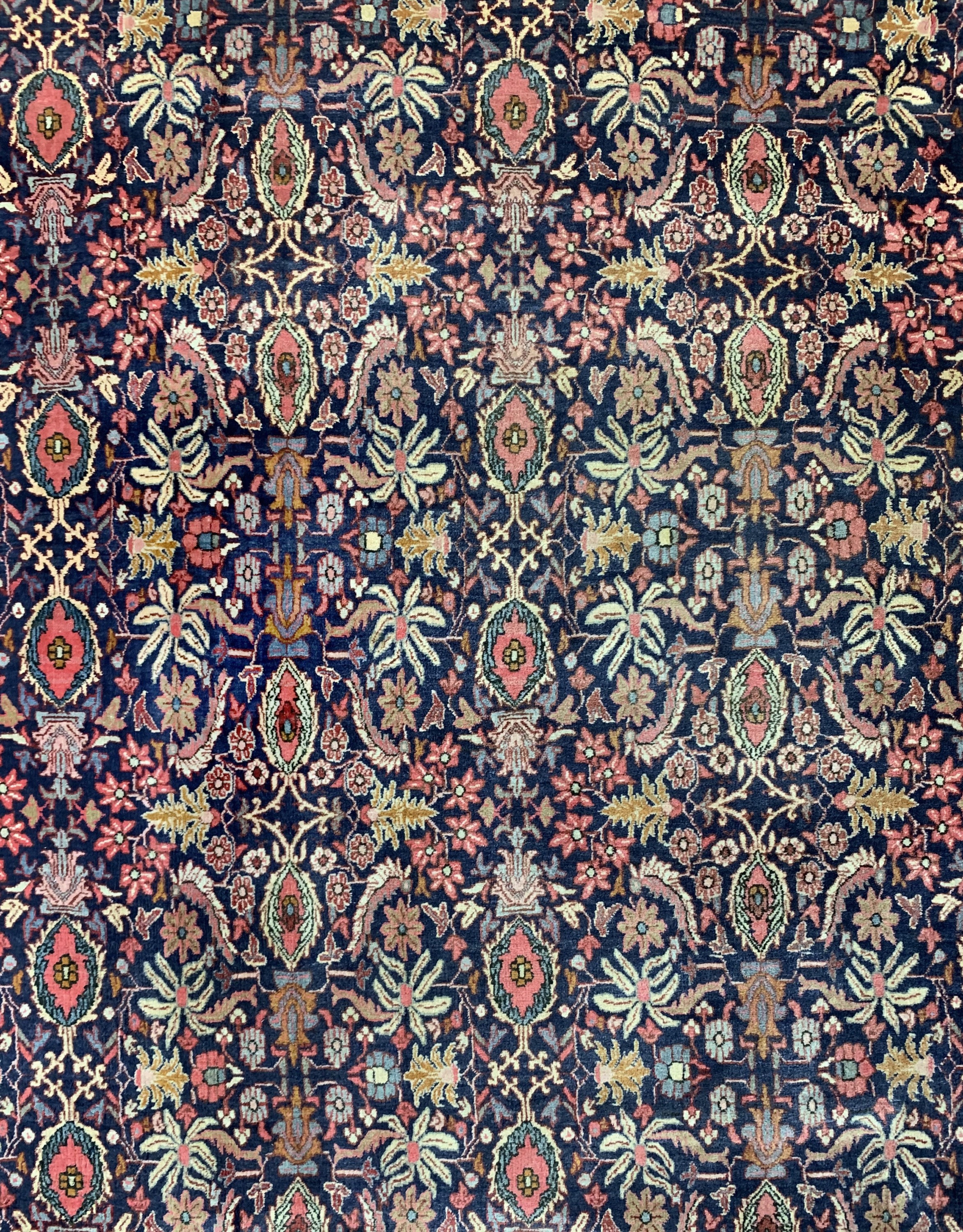 Detail c: Bidjar Kork fein, Persien, ca. 60 Jahre, Korkwolle auf Baumwolle, ca. 365 x 270 cm, verblasst, EHZ: 2, (kleine Reperatur)