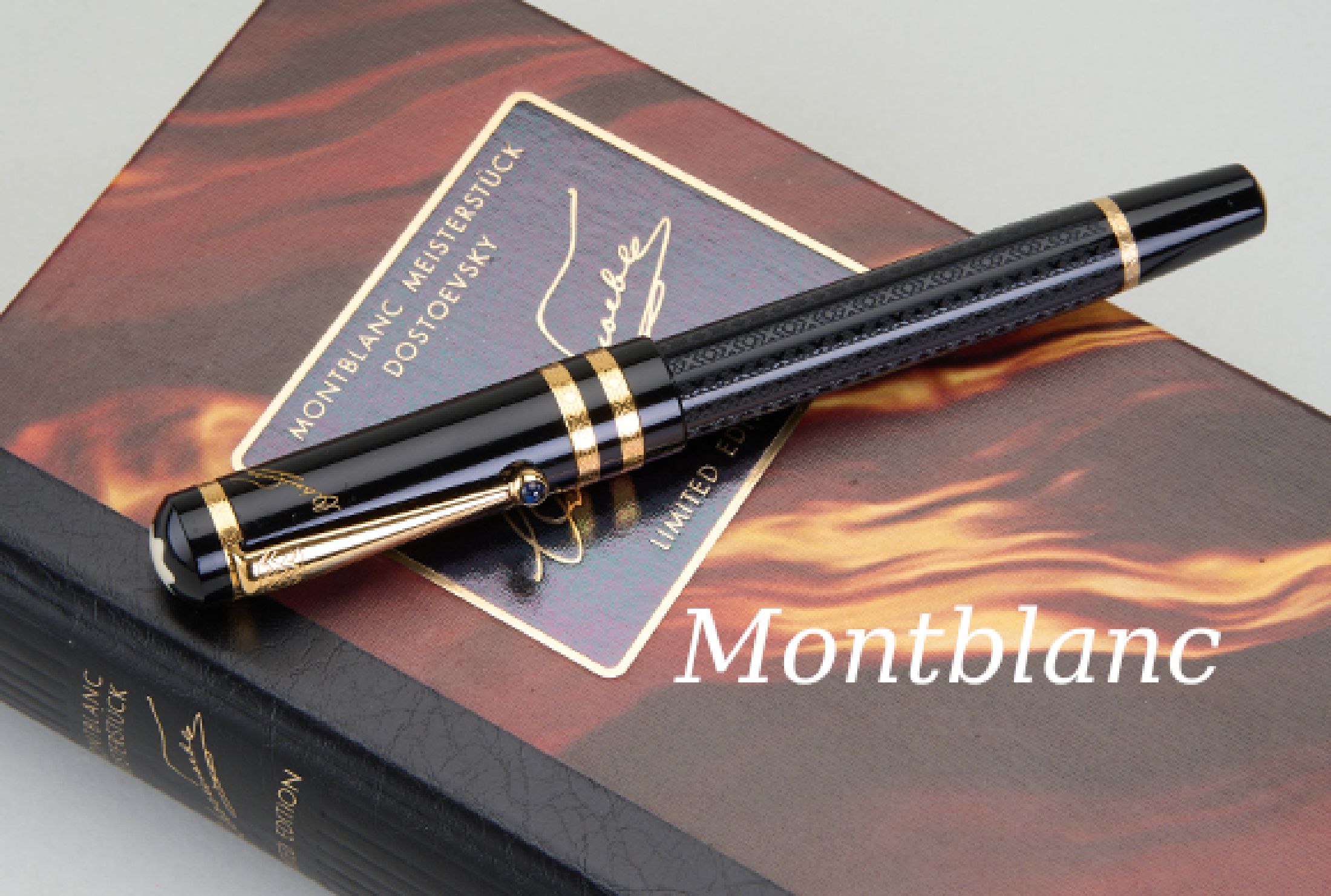 MONTBLANC Meisterstück Rollerball, limit. Edition, Modell Dostoevsky, Nr. 0389/7000, Orig.-Etui