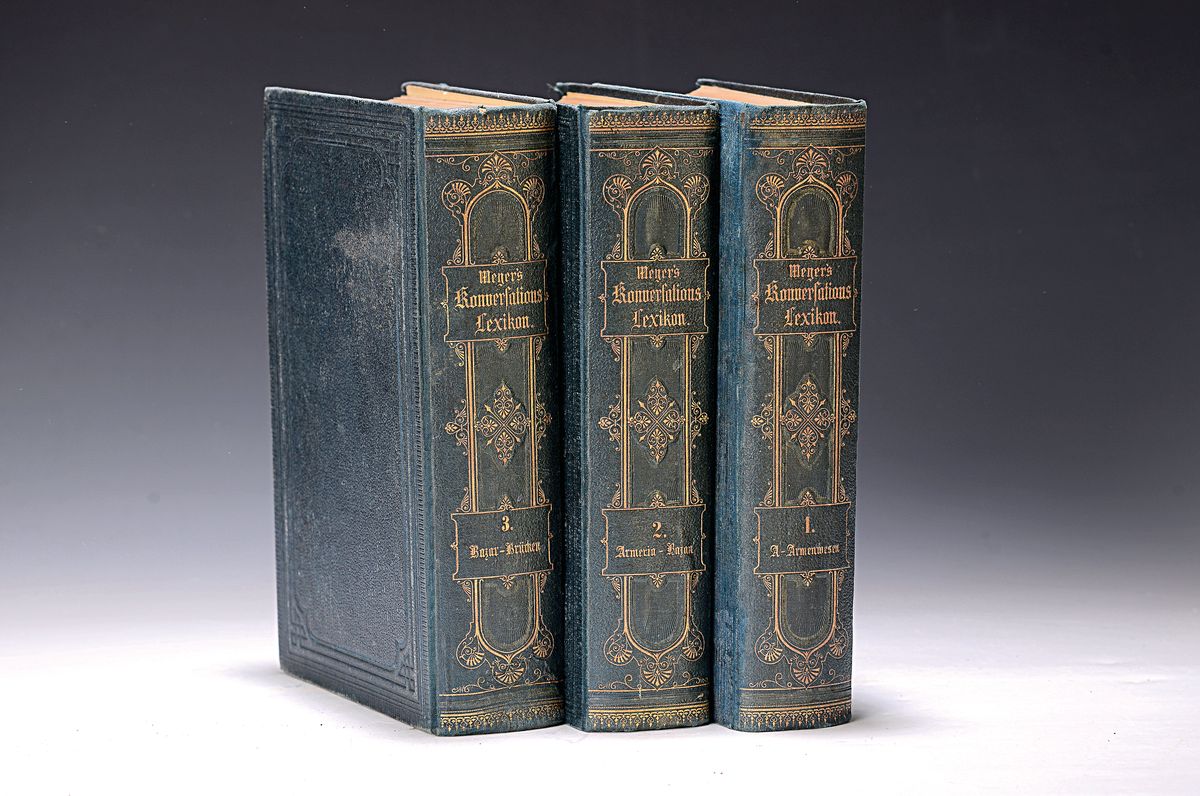 Meyer's Konversationslexikon. Ein Wörterbuch des allgemeinen Wissens, 2. Auflage, Hildburghausen, Bibliographisches Institut 1871, in 17 ...