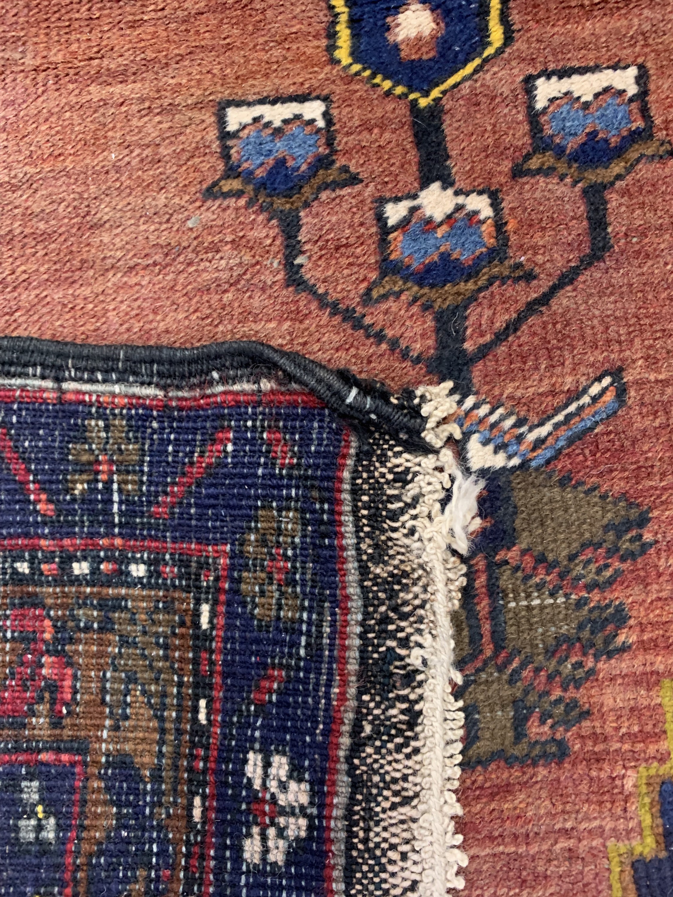Detail f: 3 Lots Türkische Brücken, ca. 60 Jahre, Wolle auf Wolle, ca. 190 x 130 cm, EHZ: 2-3