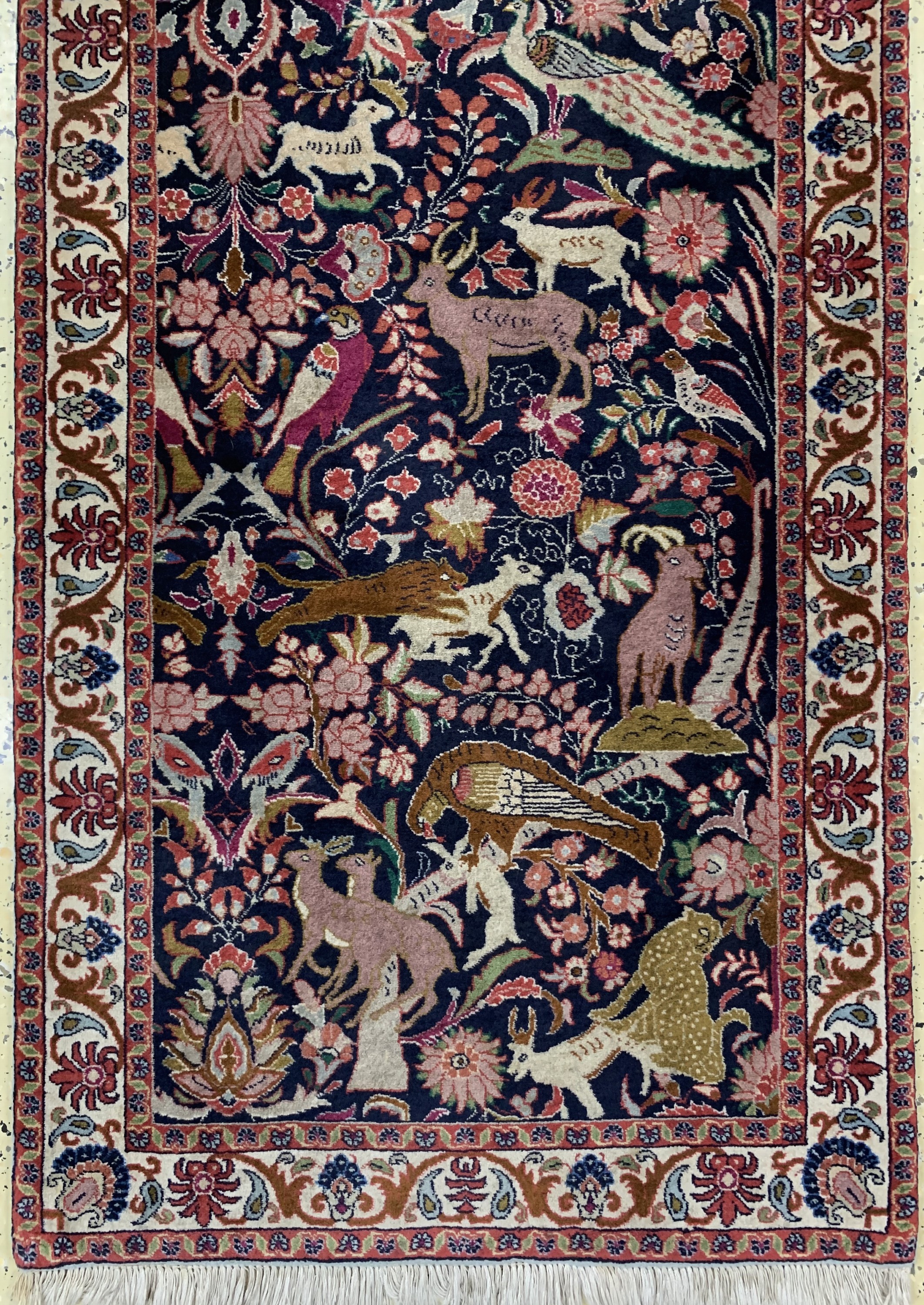 Detail c: Bidjar Kork fein, Persien, ca. 50 Jahre, Korkwolle auf Baumwolle, ca. 292 x 80 cm, EHZ:2