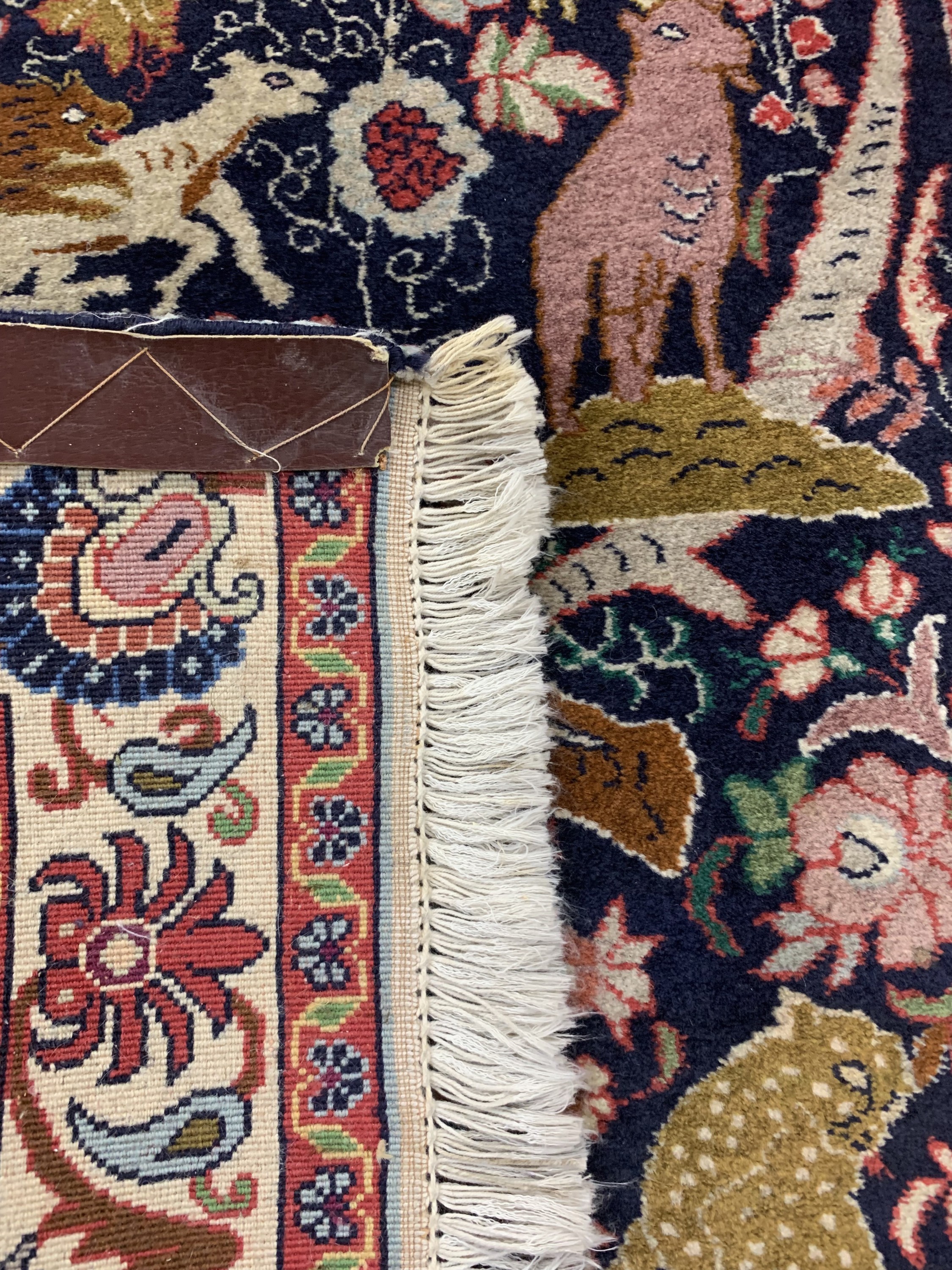 Detail e: Bidjar Kork fein, Persien, ca. 50 Jahre, Korkwolle auf Baumwolle, ca. 292 x 80 cm, EHZ:2