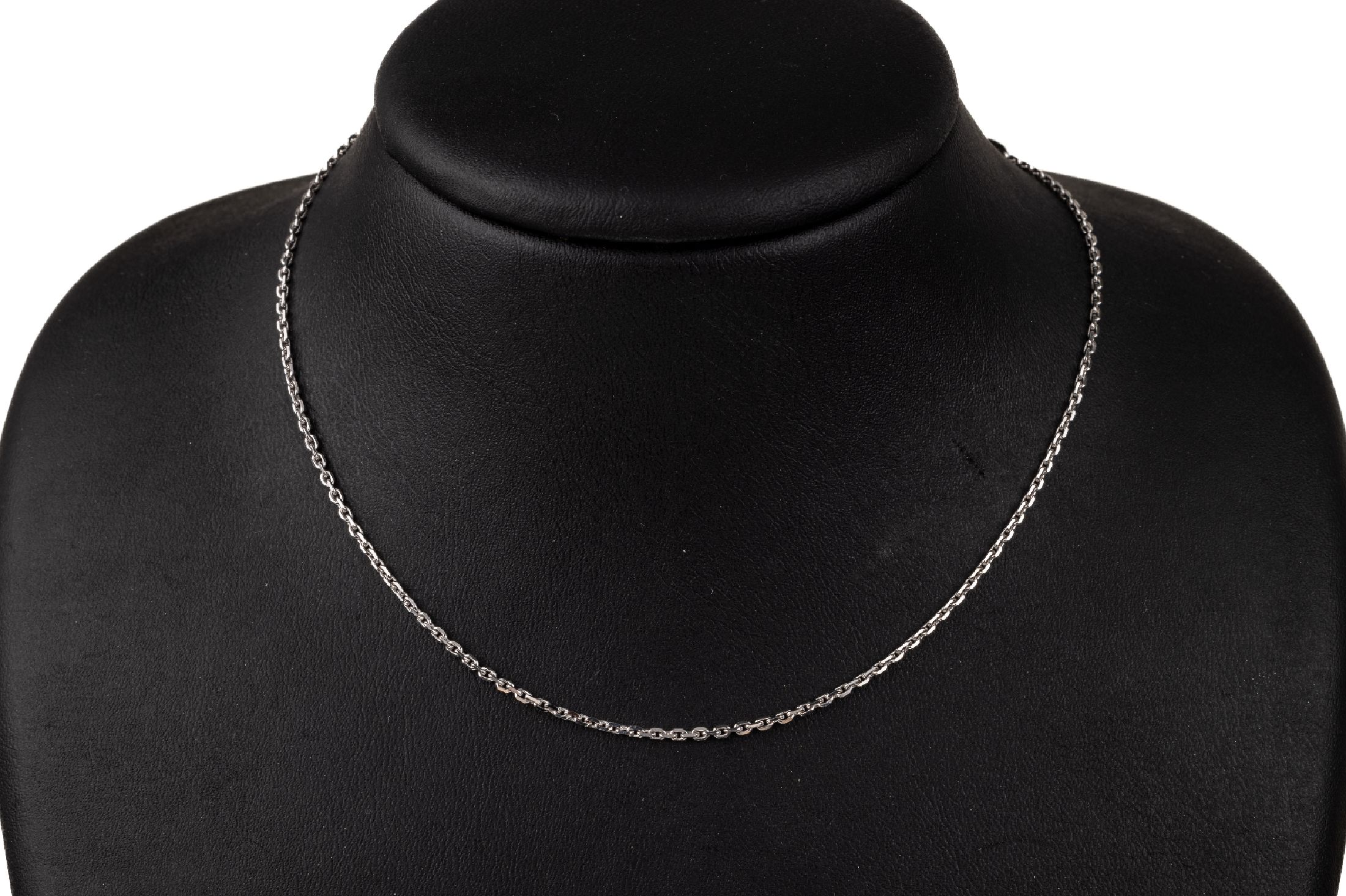 14 kt Gold Collier, WG 585/000, ca. 5.6 g, L. ca. 60 cm, Karabinerschließe