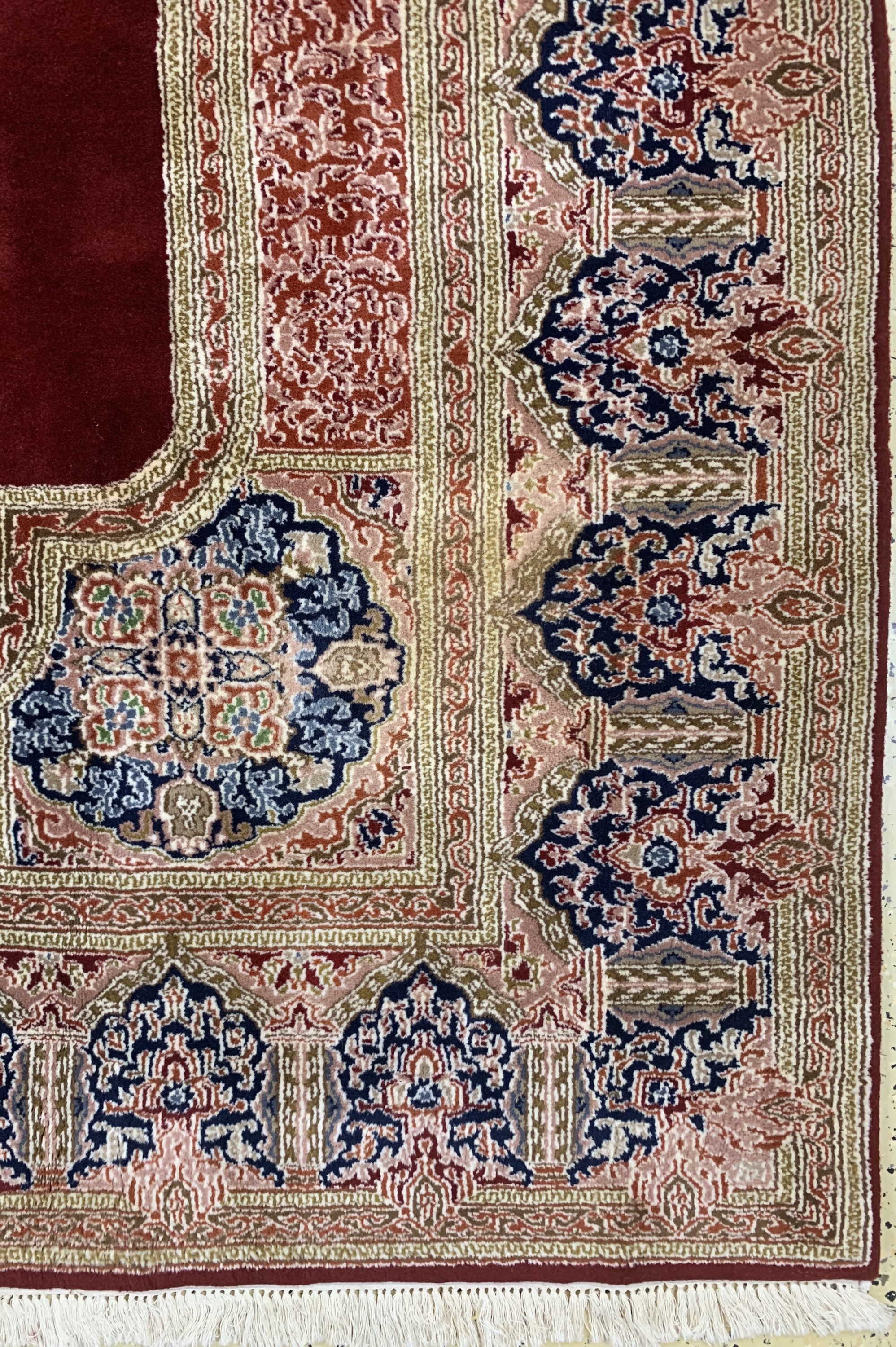 Detail a: Indo Kerman, Indien, ca. 40 Jahre, Wolle auf Baumwolle, ca. 290 x 200 cm, EHZ: 2