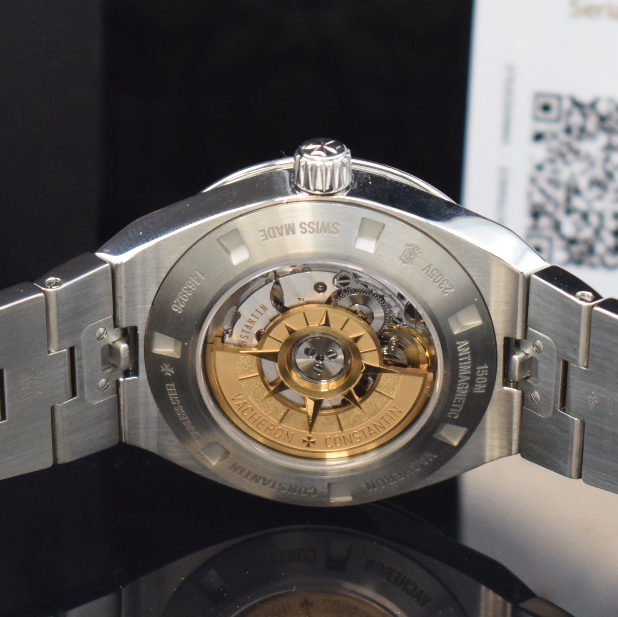 Detail d: VACHERON & CONSTANTIN Damenarmbanduhr Serie Overseas Referenz 2305V/100A-B170, Automatik, Edelstahlgeh. inkl. Gliederband m. dopp. Faltschl., zus. ...