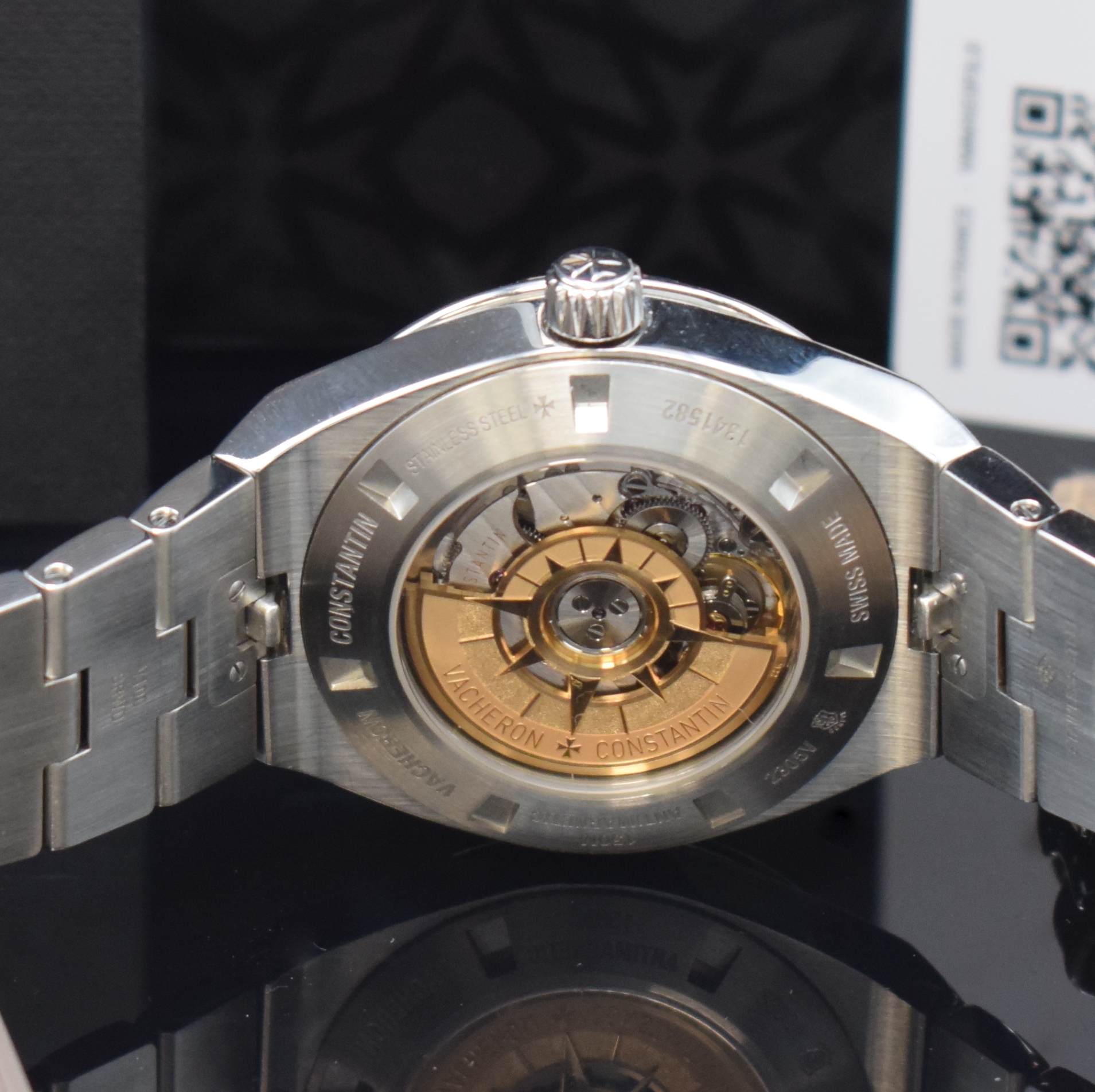 Detail d: VACHERON & CONSTANTIN Damenarmbanduhr Serie Overseas Referenz 2305V/100A-B171, Automatik, Edelstahlgeh. inkl. Gliederband m. dopp. Faltschl., zus. ...