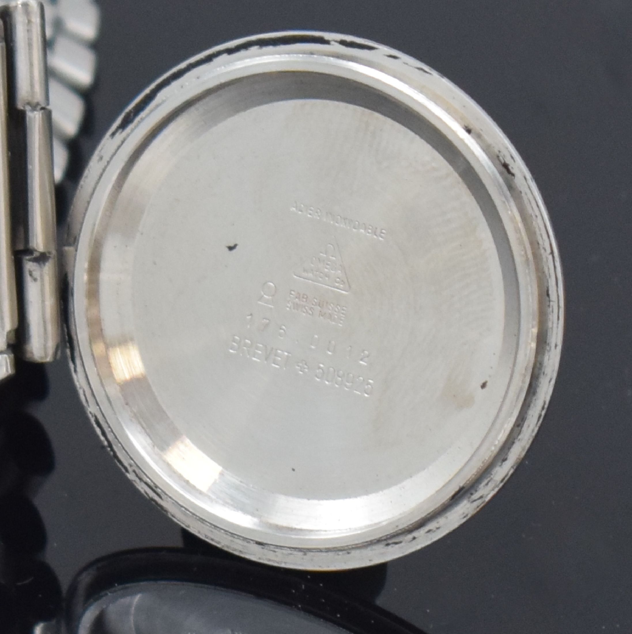Detail f: OMEGA Speedmaster Automatic Armbandchronograph sogenannte Mark 4,5 Referenz 176.0012, Schweiz um 1985, verschr. Geh. inkl. orig. Gliederband m. ...