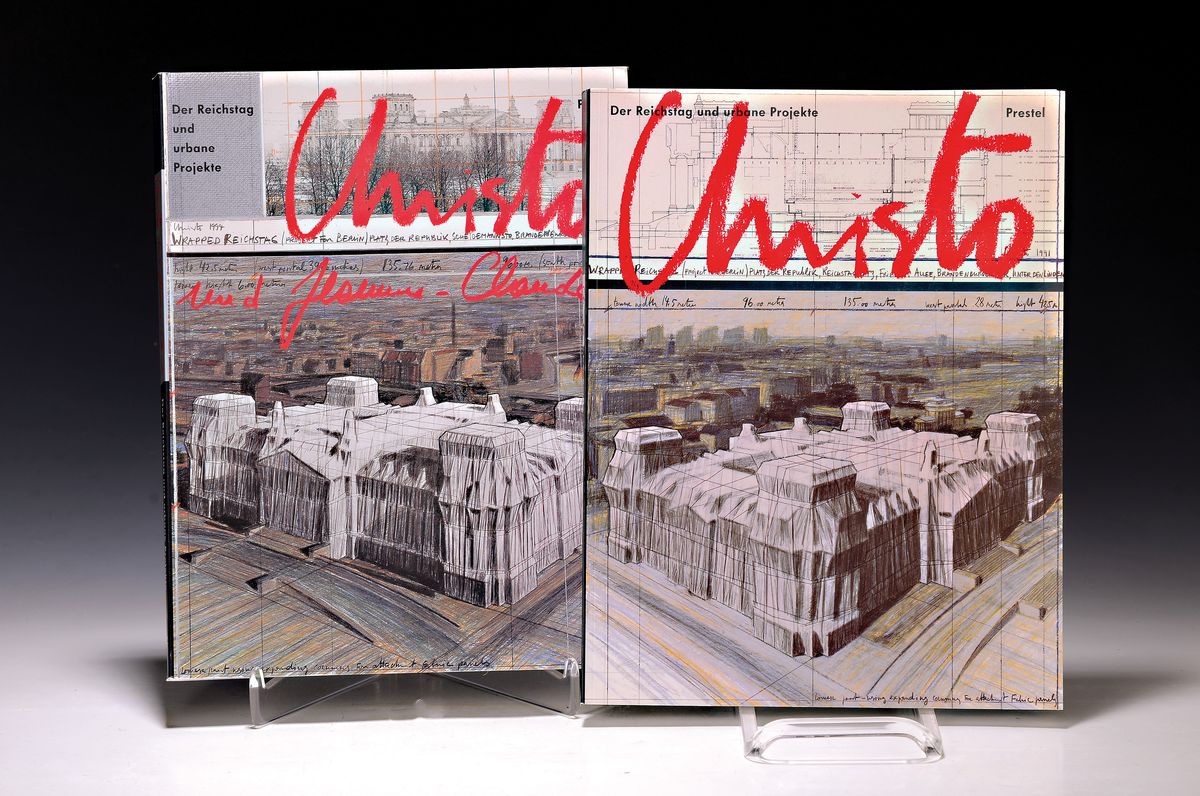 2x Jacob Baal-Teshuva: Christo bzw. Christo und Jeanne-Claude. Der Reichstag und urbane Projekte, München, Prestel 1993, von Christo und ...