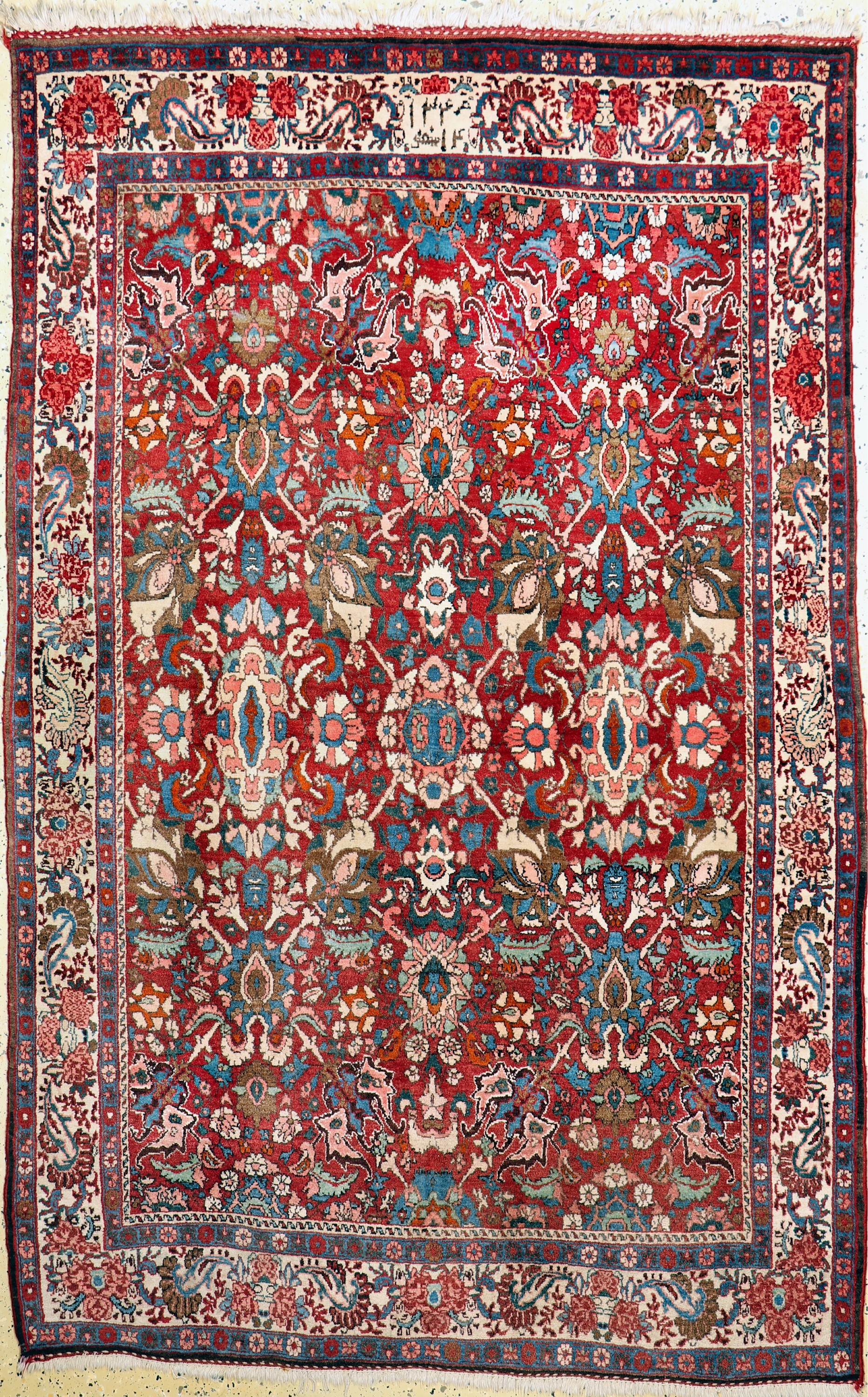 Bidjar alt, Persien, datiert 1346(1923), Wolle auf Baumwolle, ca. 219 x 140 cm, EHZ: 2