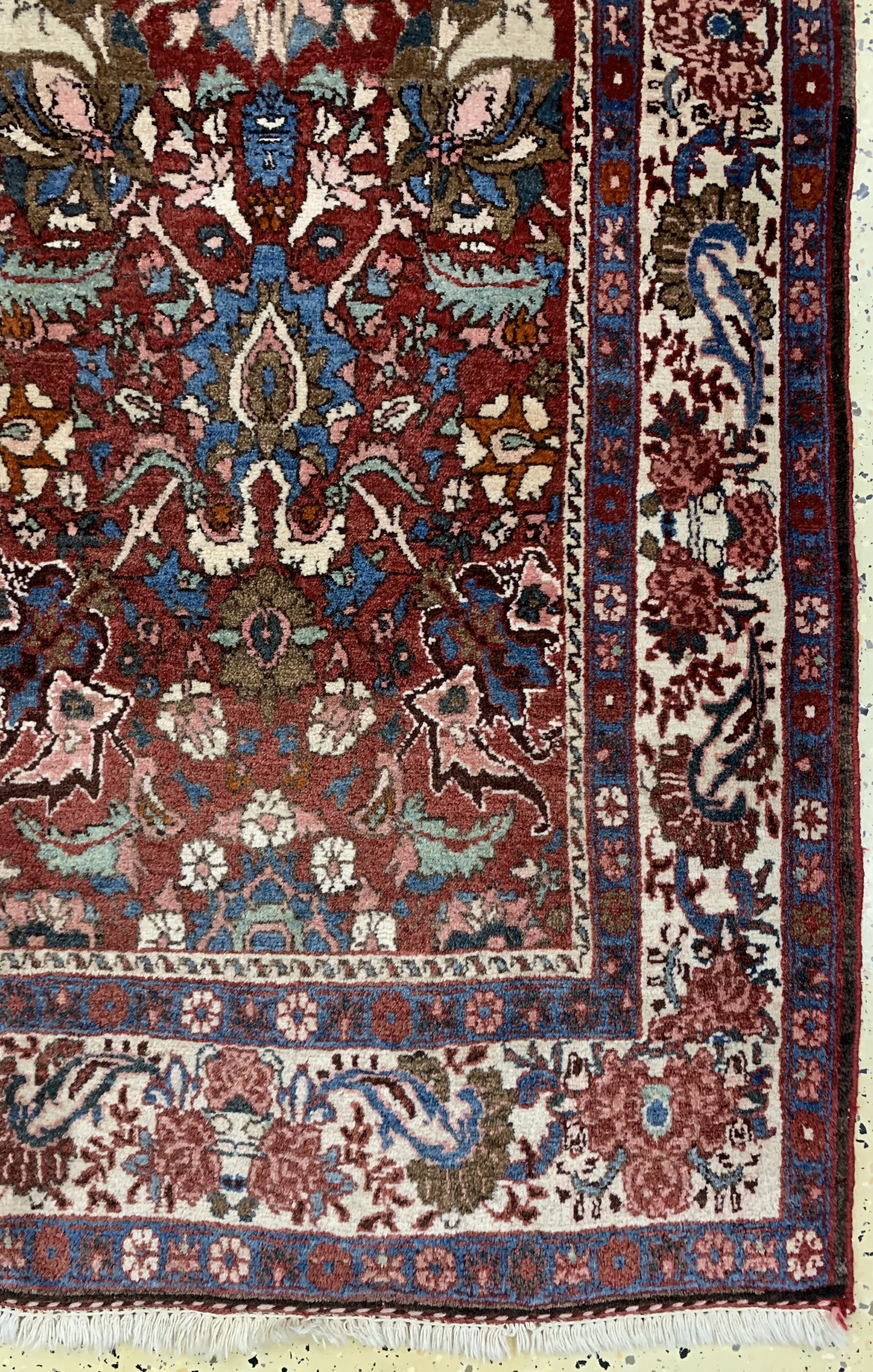 Detail a: Bidjar alt, Persien, datiert 1346(1923), Wolle auf Baumwolle, ca. 219 x 140 cm, EHZ: 2