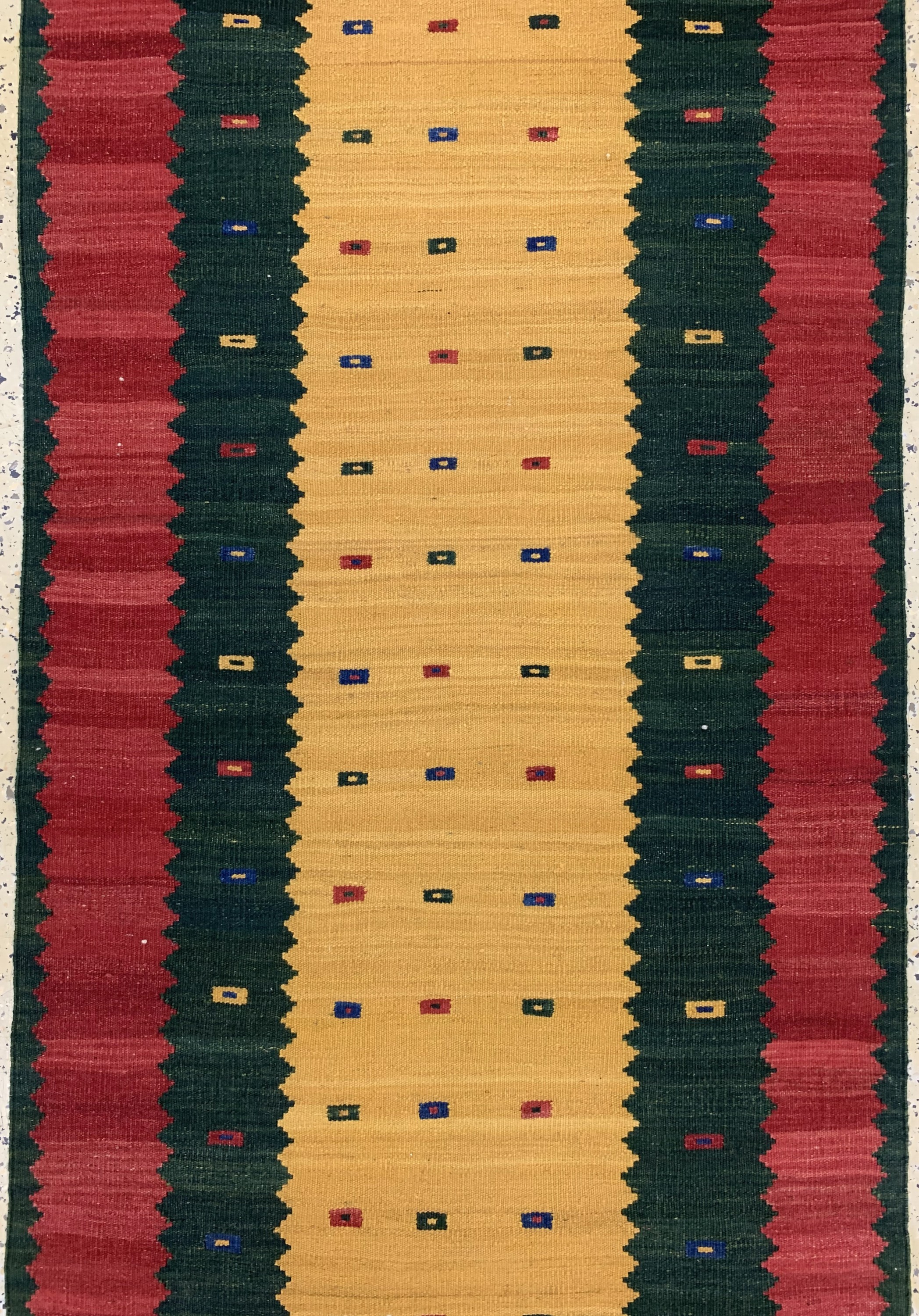 Detail b: Gabbeh Kelim"Galerie", Persien, ca. 50 Jahre, Wolle auf Wolle, ca. 685 x 95 cm, EHZ: 1-2