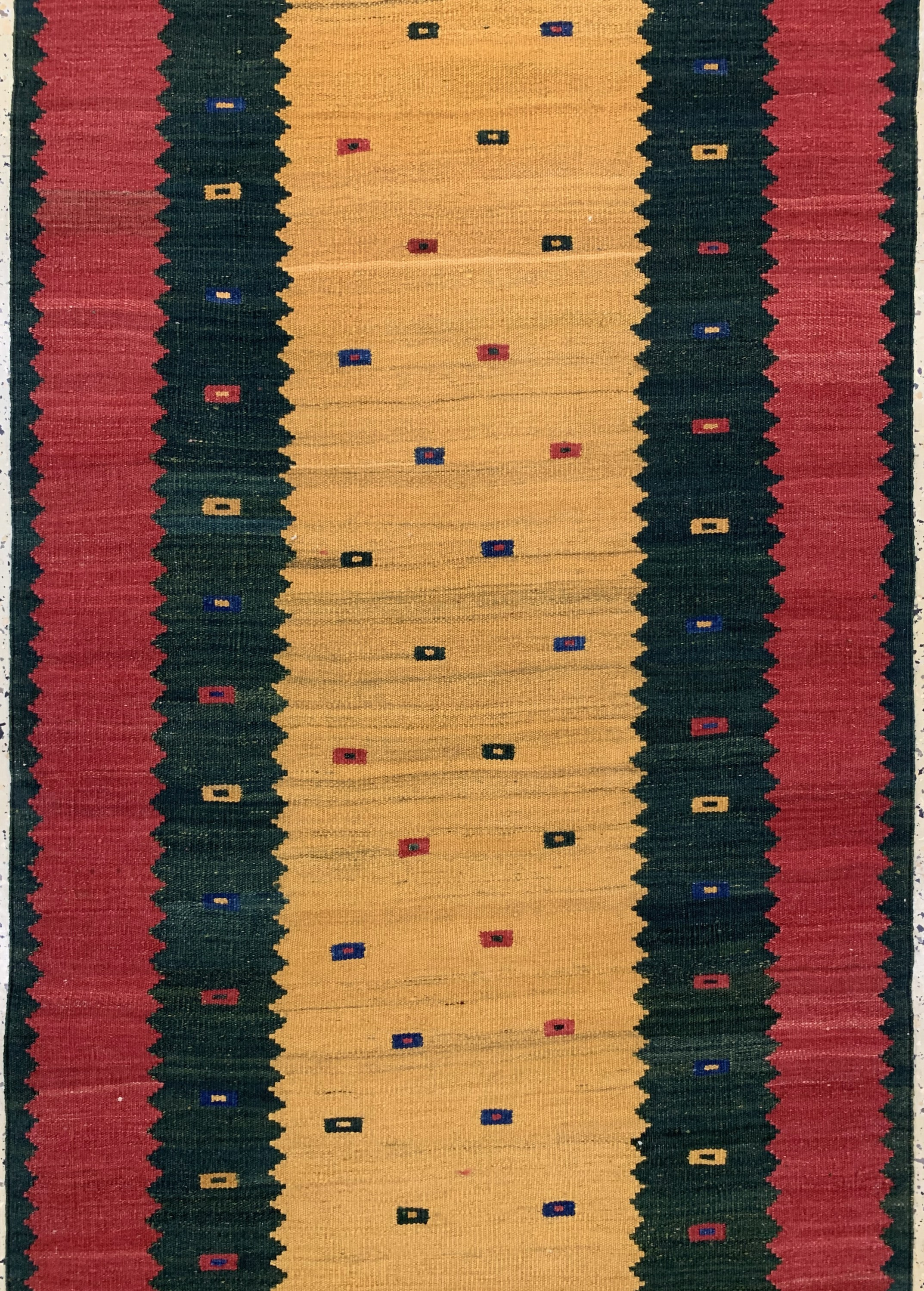 Detail d: Gabbeh Kelim"Galerie", Persien, ca. 50 Jahre, Wolle auf Wolle, ca. 685 x 95 cm, EHZ: 1-2