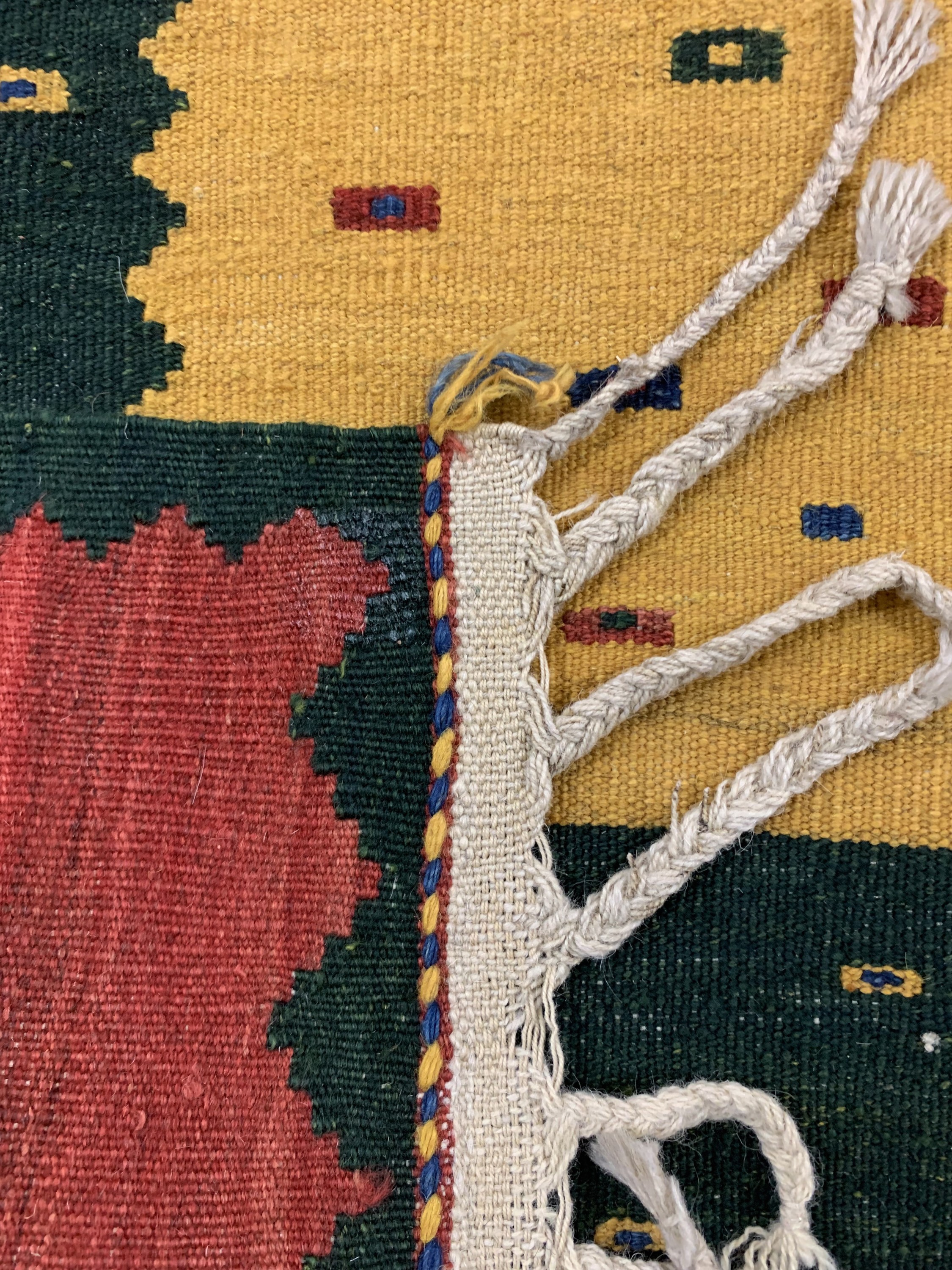 Detail f: Gabbeh Kelim"Galerie", Persien, ca. 50 Jahre, Wolle auf Wolle, ca. 685 x 95 cm, EHZ: 1-2