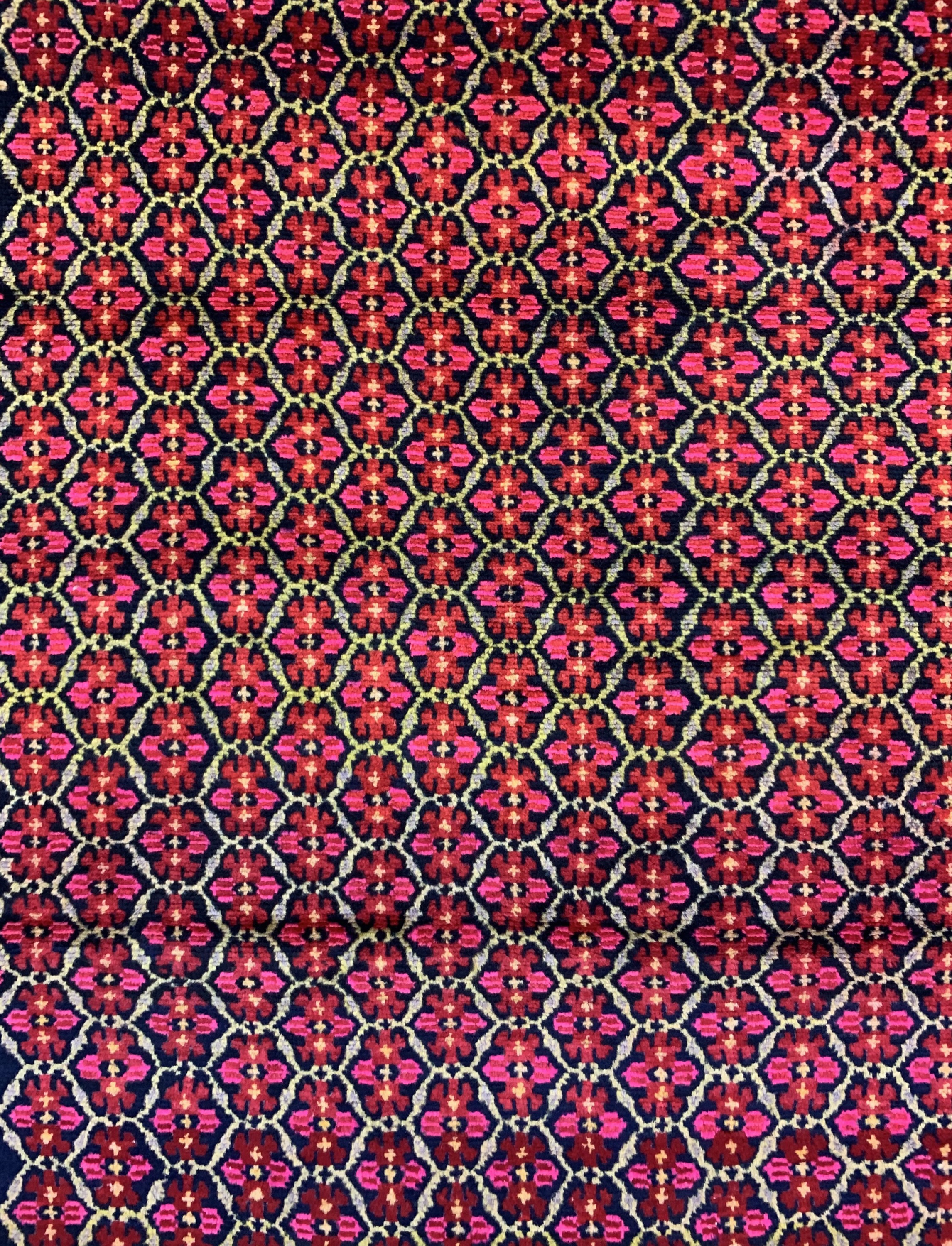 Detail b: Karabagh alt, Kaukasus, um 1940, Wolle auf Wolle, ca. 457 x 125 cm, EHZ: 2