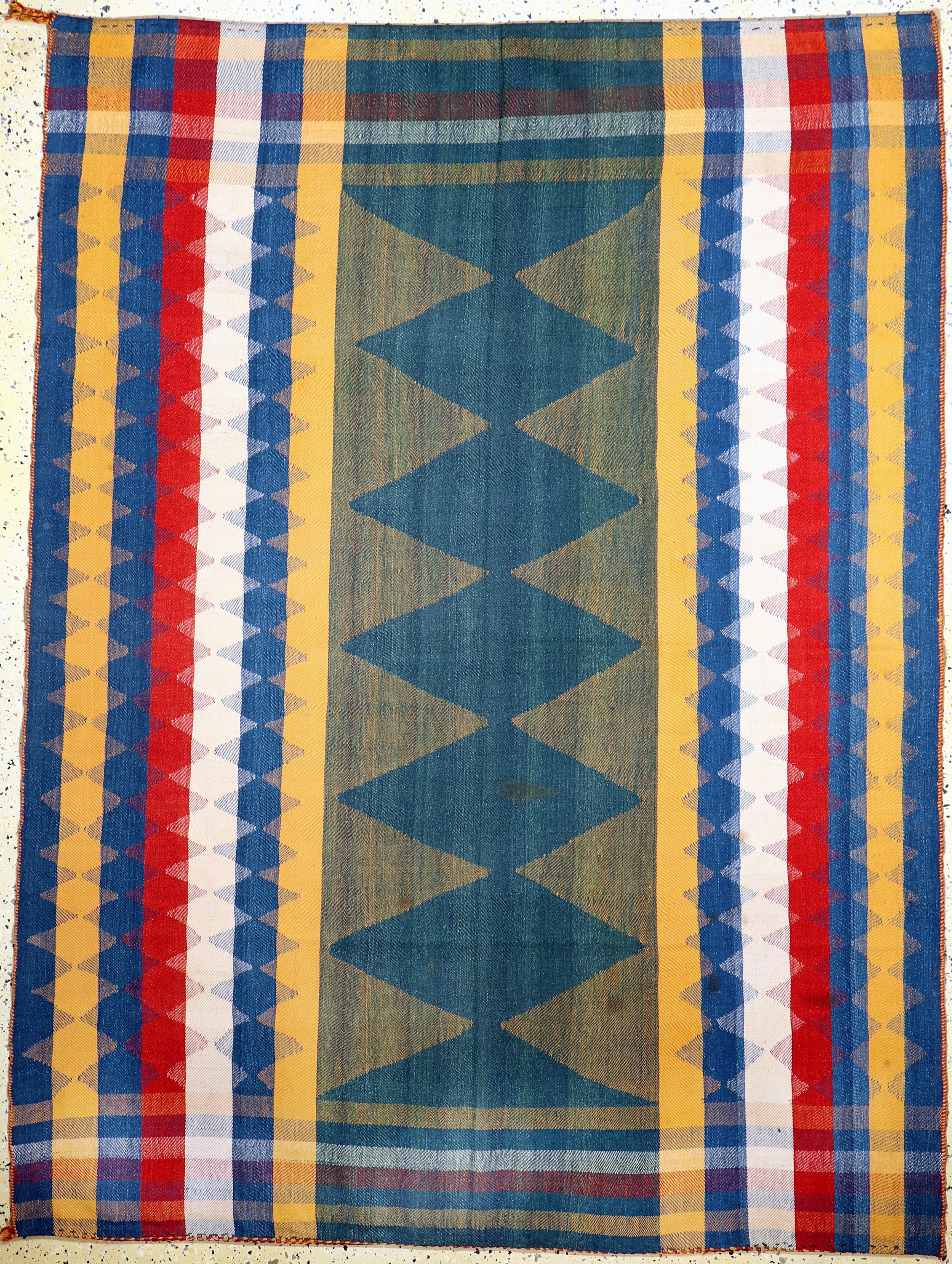 Ghaschgai Djajim, Persien, um 1960, Wolle auf Wolle, ca. 214 x 162 cm, EHZ: 1-2
