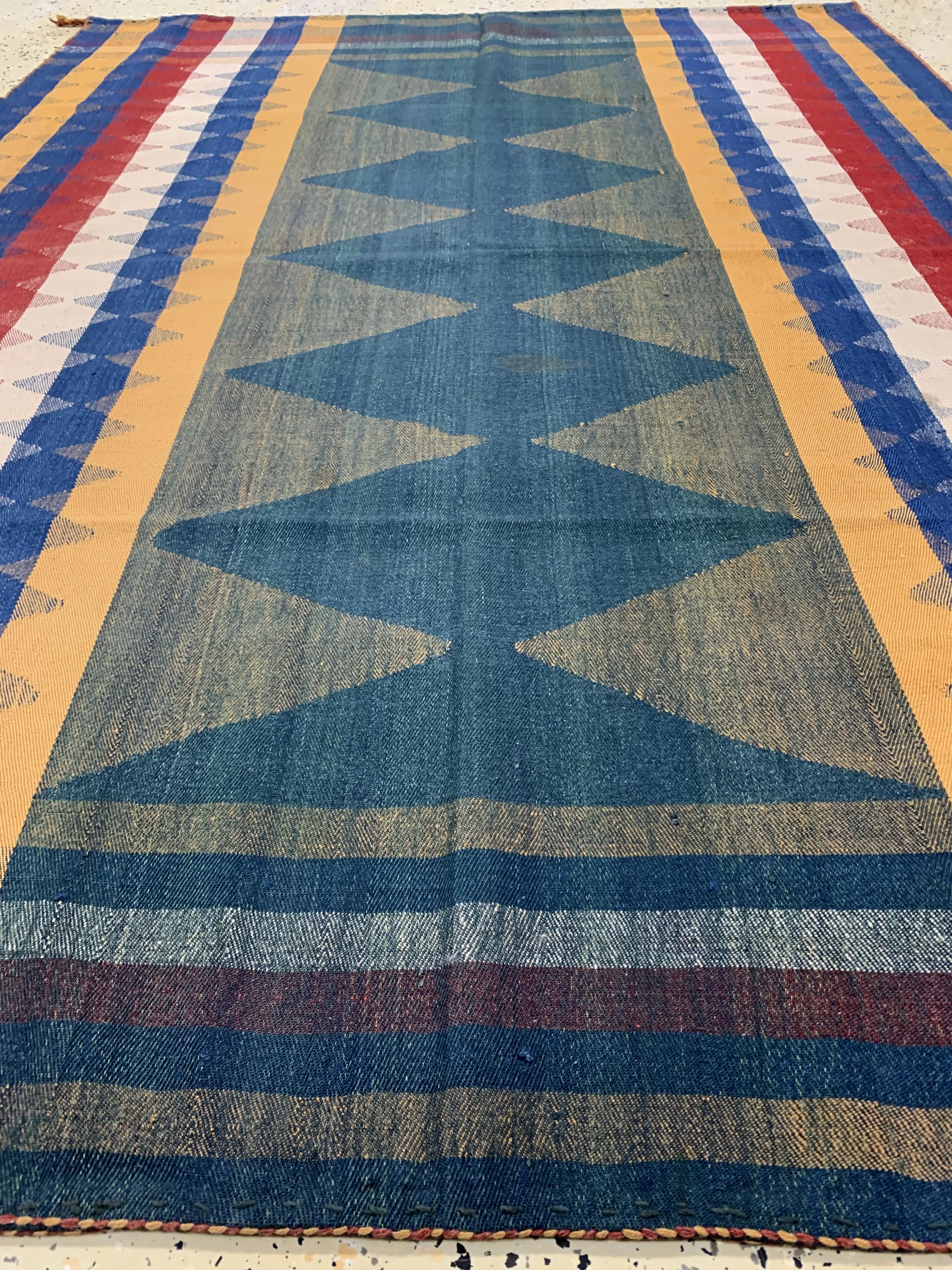 Detail c: Ghaschgai Djajim, Persien, um 1960, Wolle auf Wolle, ca. 214 x 162 cm, EHZ: 1-2