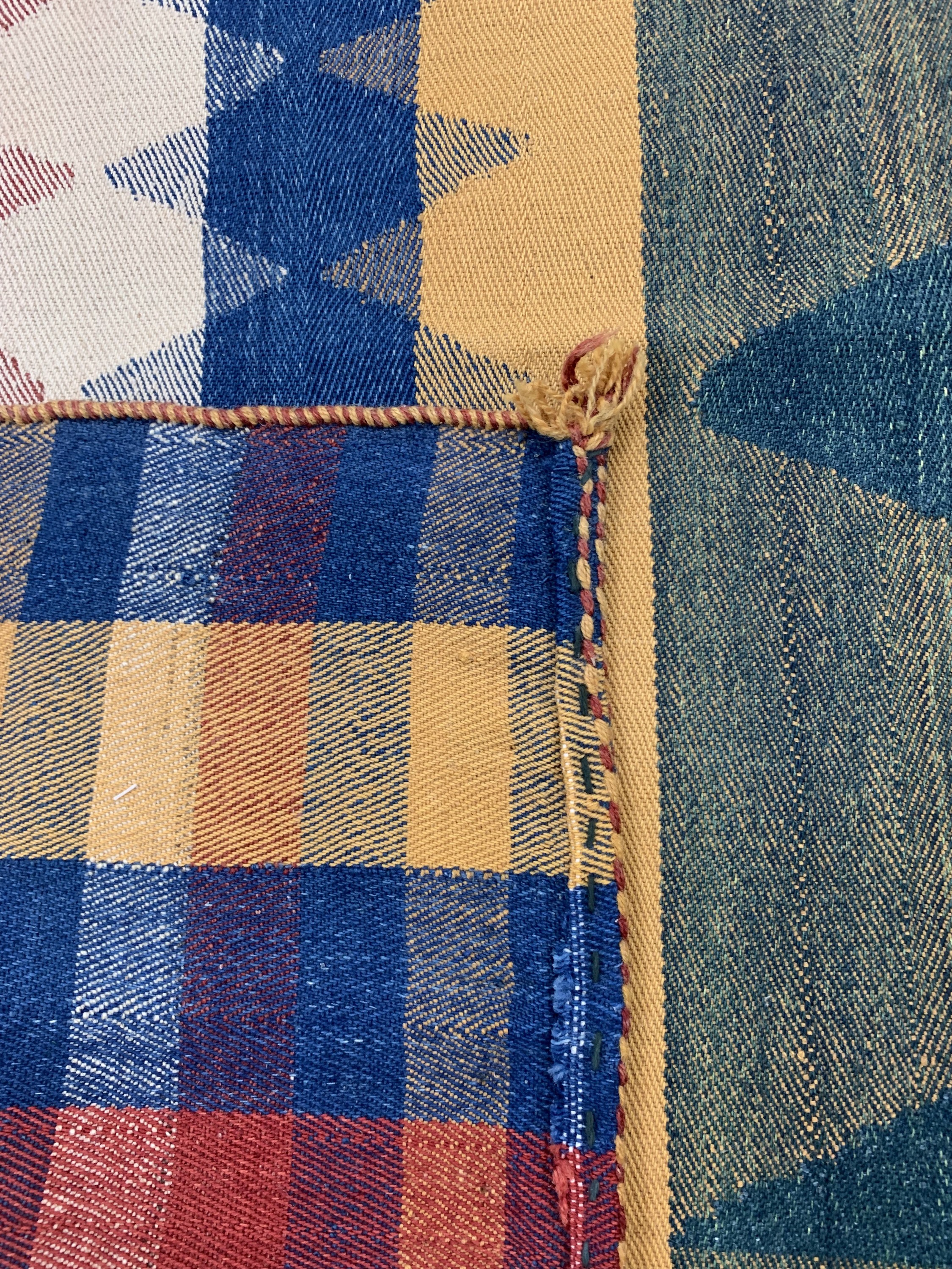 Detail d: Ghaschgai Djajim, Persien, um 1960, Wolle auf Wolle, ca. 214 x 162 cm, EHZ: 1-2