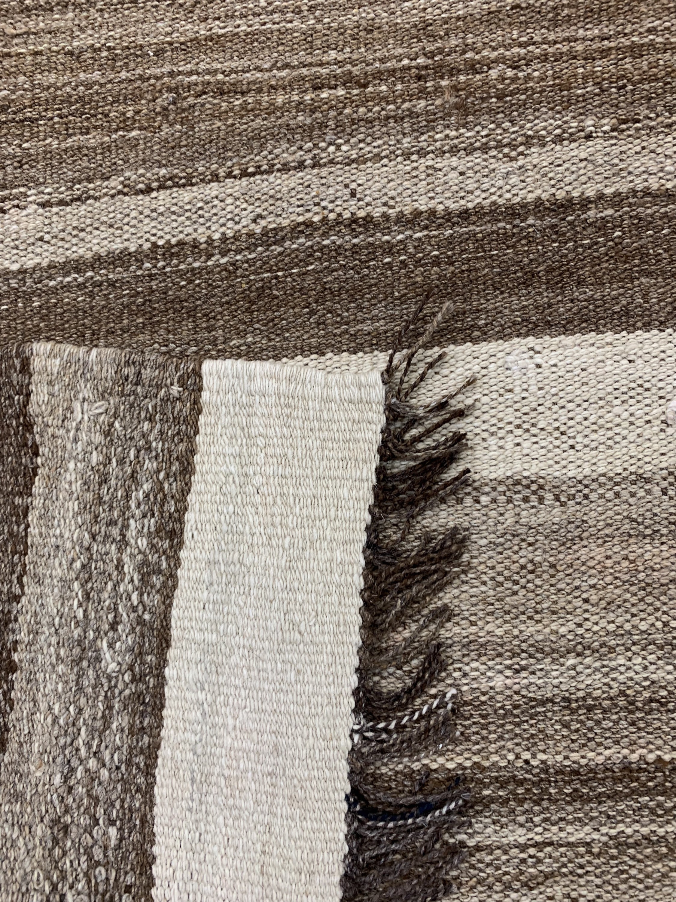 Detail d: Luri Kelim alt, Persien, um 1940, Wolle aufWolle, ca. 284 x 170 cm, EHZ: 1-2
