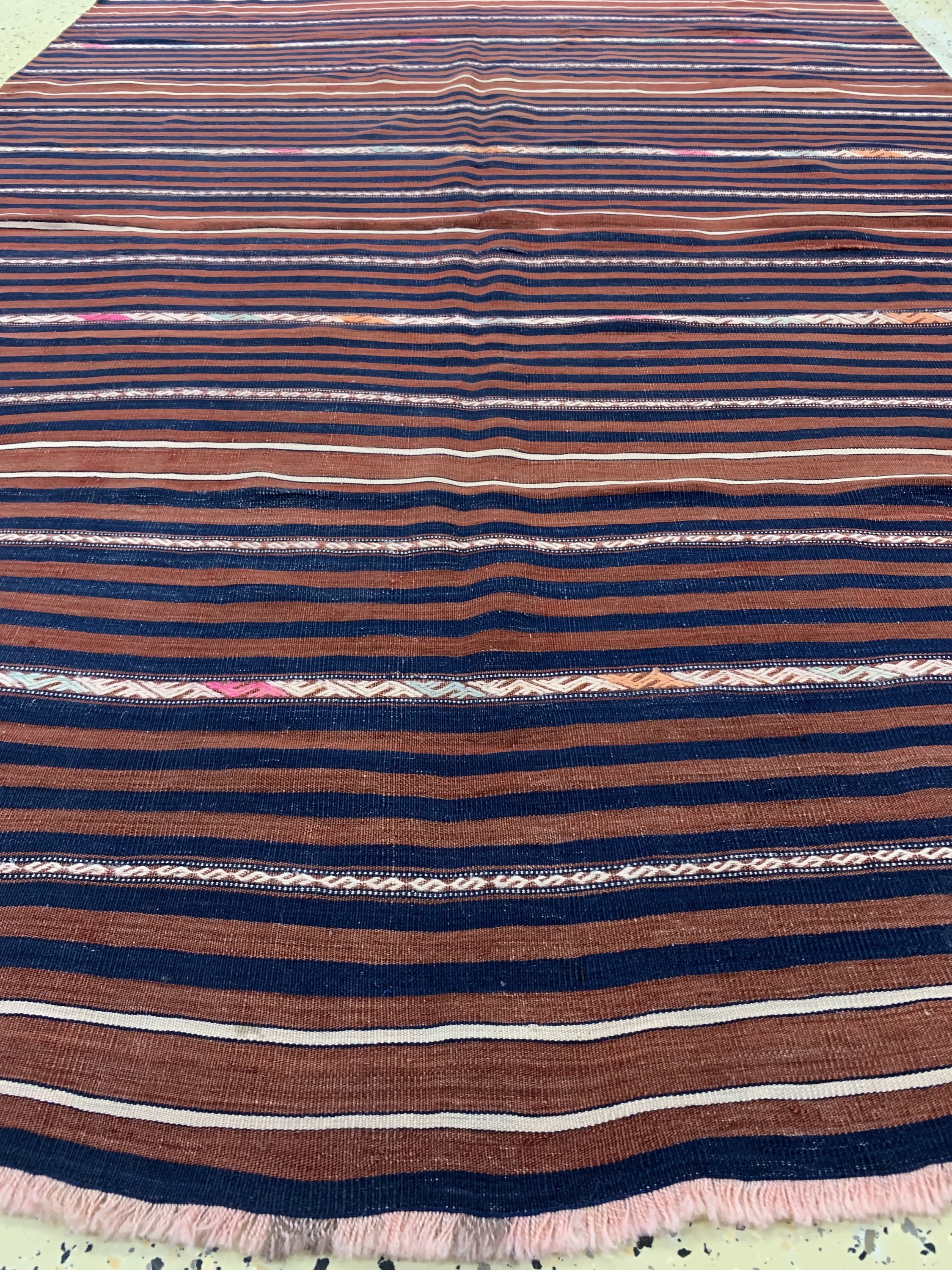 Detail c: Shahsawan Shaddah, Persien, um 1920, Wolle auf Wolle, ca. 215 x 160 cm, EHZ: 2