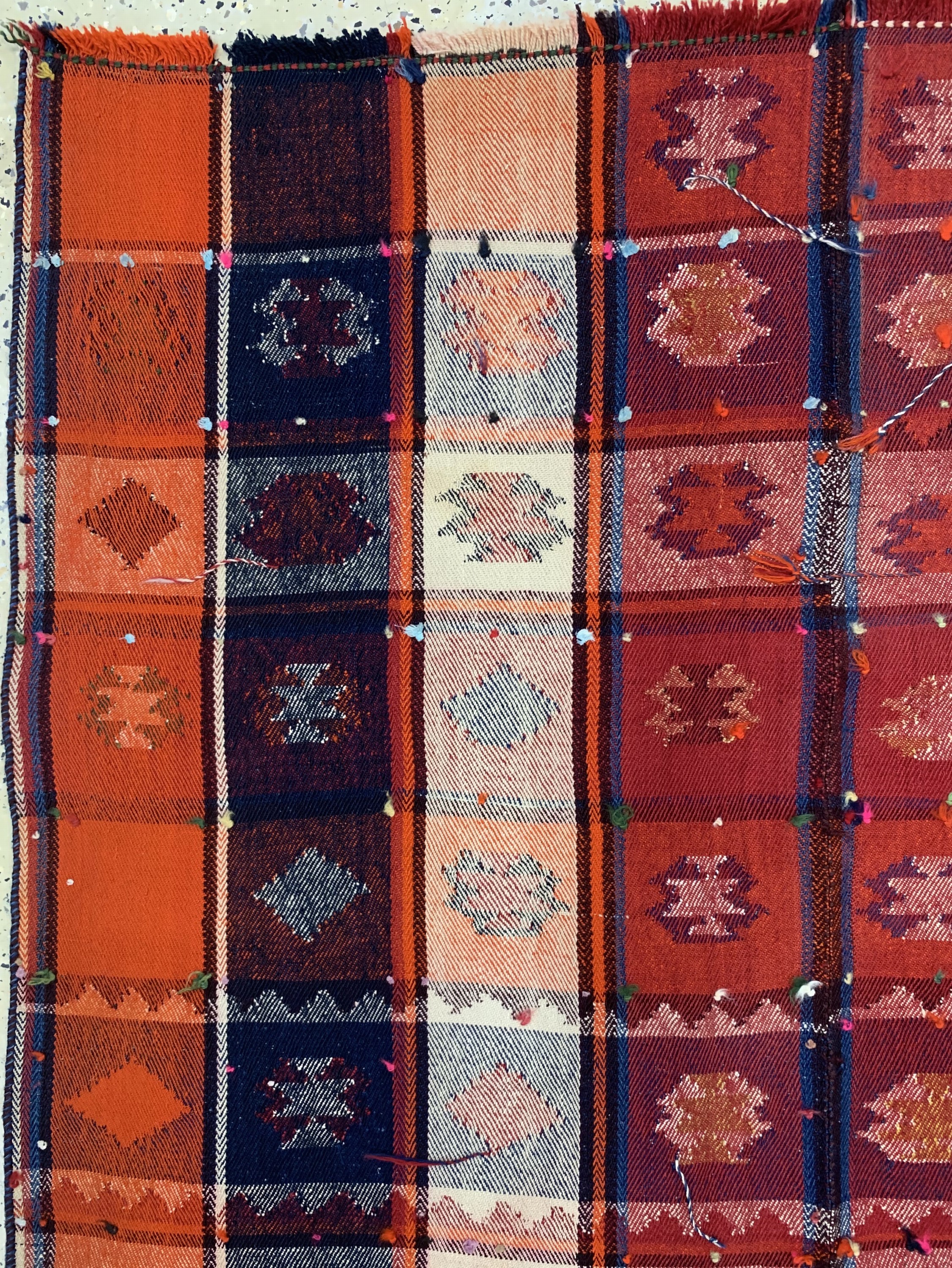 Detail b: Ghaschgai Djajim alt, Persien, um 1940, Wolle auf Wolle, ca. 234 x 144 cm, EHZ: 1-2
