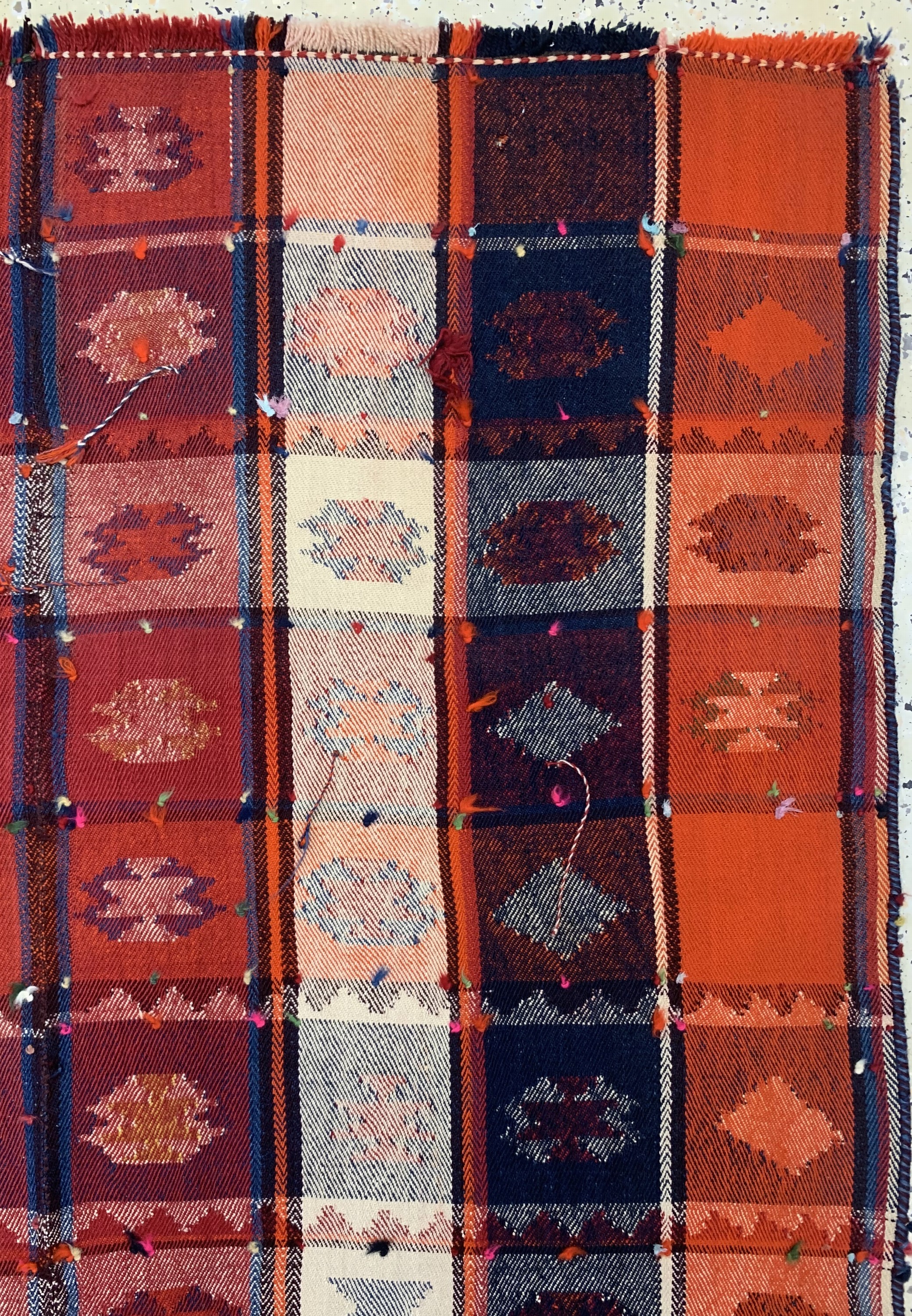 Detail c: Ghaschgai Djajim alt, Persien, um 1940, Wolle auf Wolle, ca. 234 x 144 cm, EHZ: 1-2