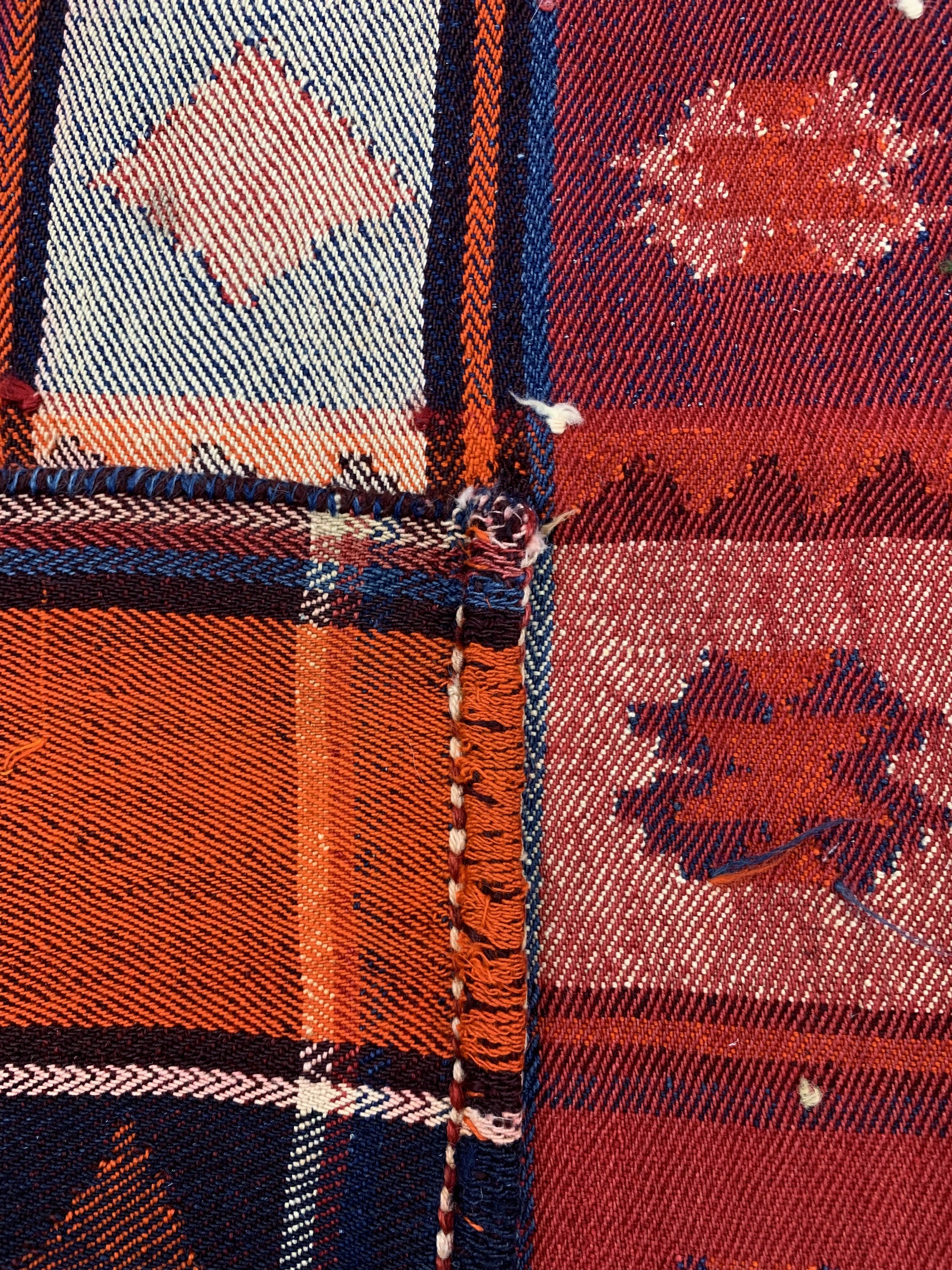 Detail e: Ghaschgai Djajim alt, Persien, um 1940, Wolle auf Wolle, ca. 234 x 144 cm, EHZ: 1-2