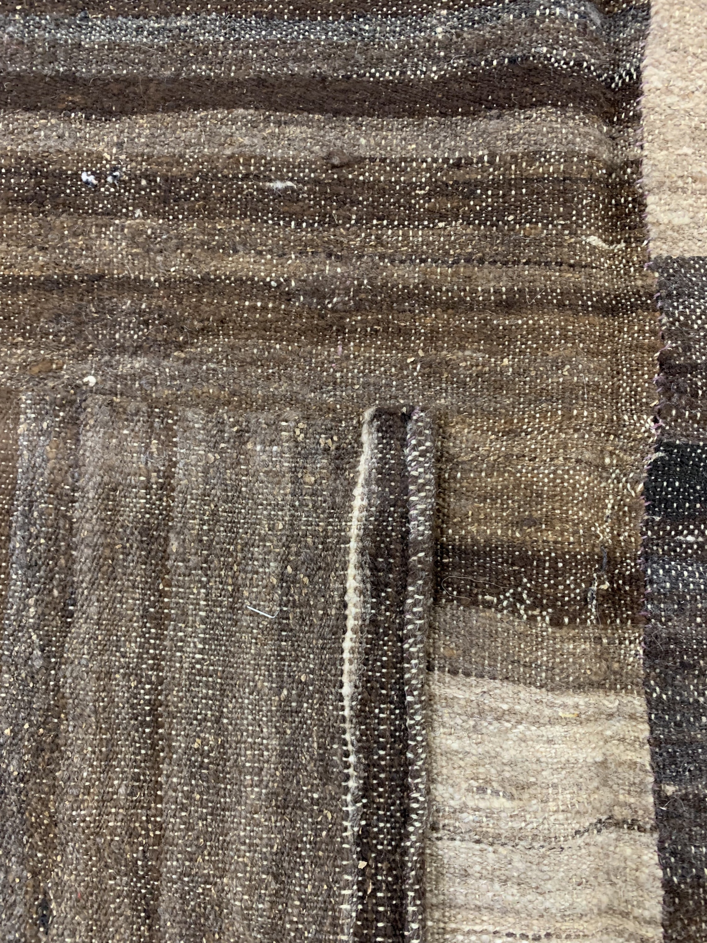 Detail e: Kurdischer Shaddah(3 Bahnig), Persien, um 1930, Wolle auf Wolle, ca. 458 x 315 cm, EHZ: 2