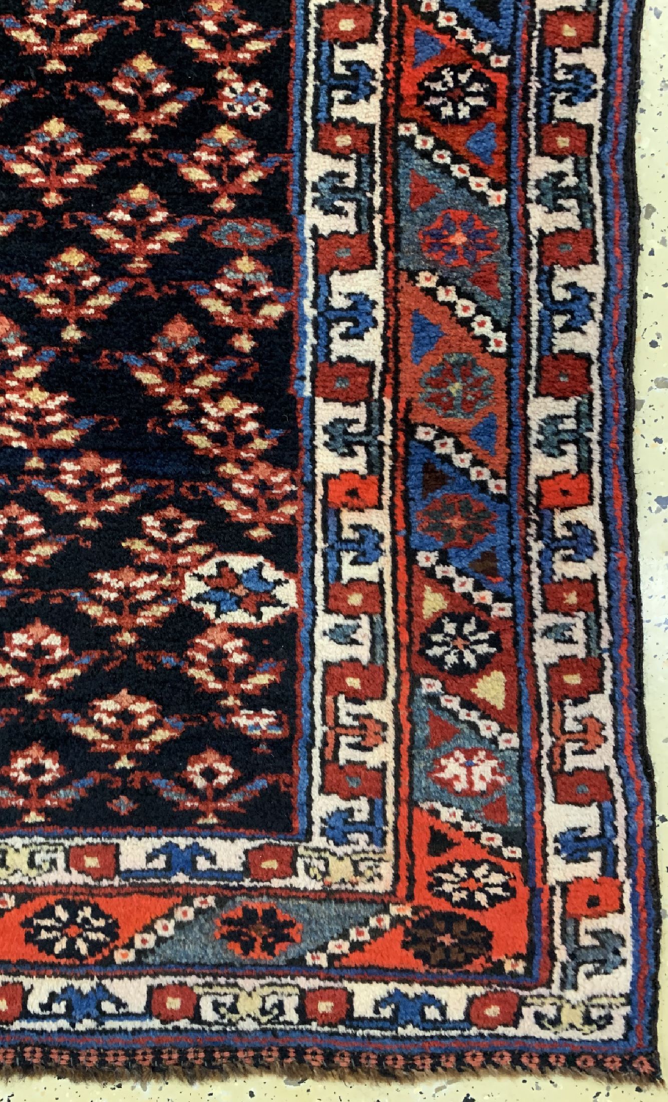 Detail a: Antiker Shahsawan (Region Weramin), Persien, um 1900, Wolle auf Wolle, ca. 280 x 150 cm, EHZ: 1-2