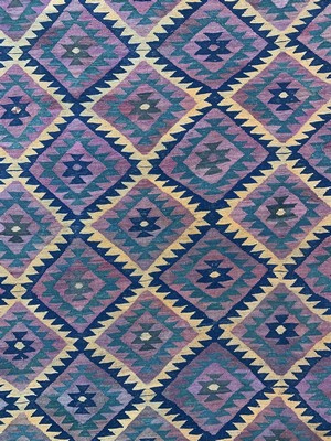 26727203c - Uzbek#"Oversized#"Kilim, Afghanistan, around 1930, wool on wool, approx. 458 x 315 cm, condition: 1-2. Rugs, Carpets & Flatweaves
