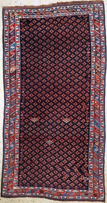 Image 26727223 - Antique Shahsawan (Weramin region), Persia, around 1900, wool on wool, approx. 280 x 150 cm, condition: 1-2. Antique, old and decorative collector Orientalrugs, Carpets, Textiles and Flatweaves