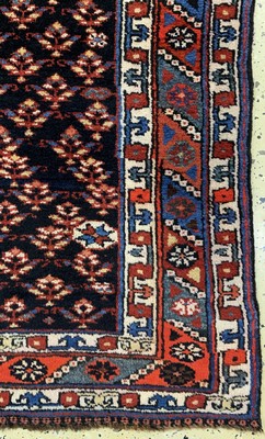 26727223a - Antique Shahsawan (Weramin region), Persia, around 1900, wool on wool, approx. 280 x 150 cm, condition: 1-2. Antique, old and decorative collector Orientalrugs, Carpets, Textiles and Flatweaves