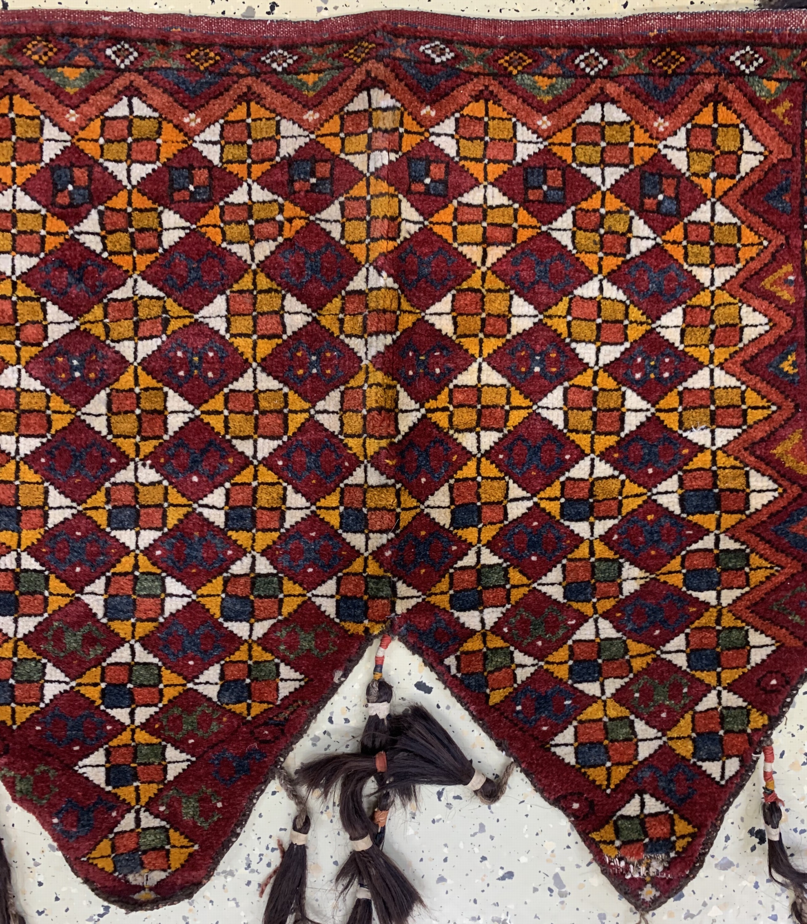 Detail a: Konvolut 3 Okbasch, Turkmenistan, um 1920/1930, Wolle auf Wolle, ca. 63 x 42 cm, EHZ: 3-4