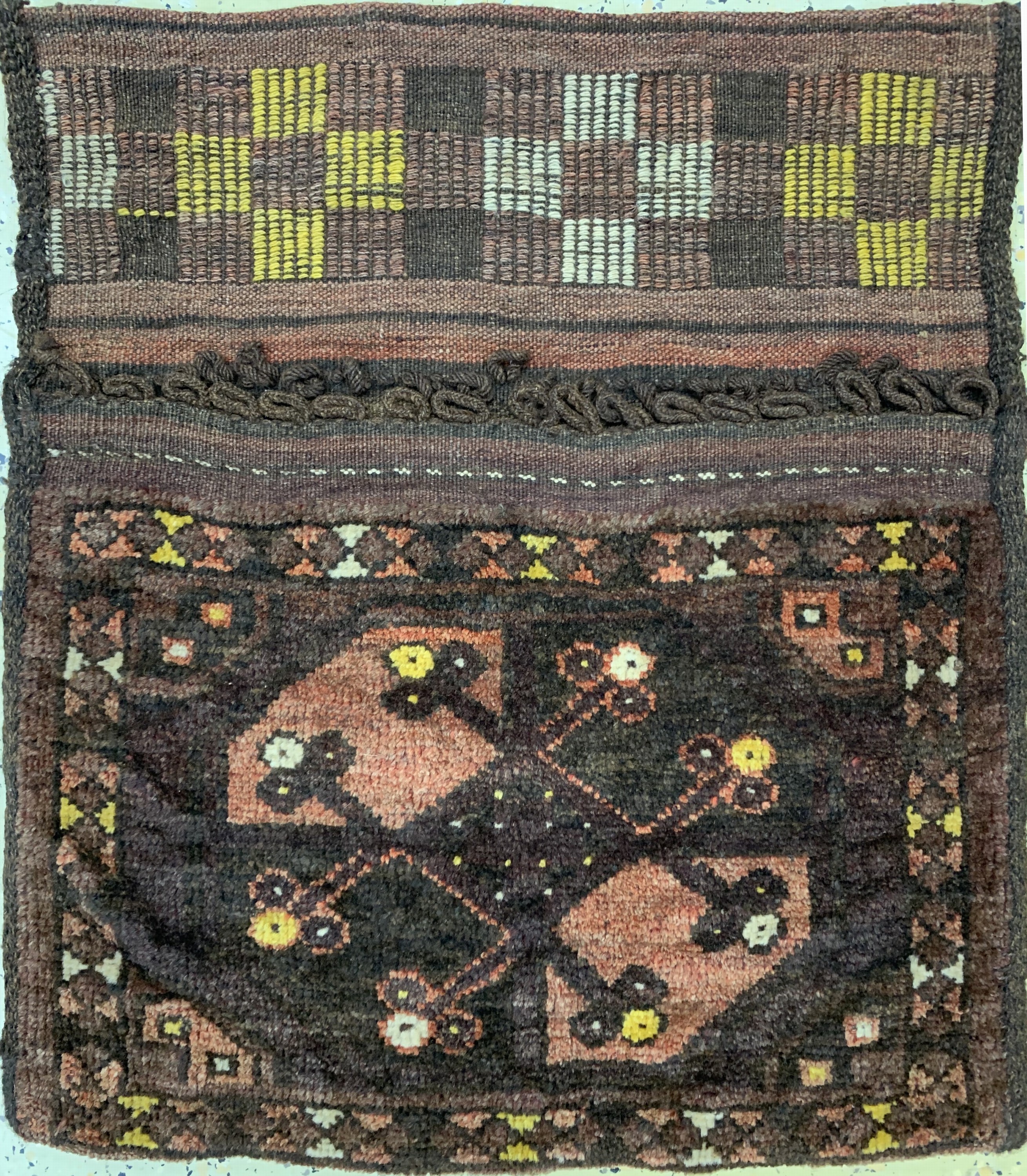 Detail c: Konvolut 2 Ersari Taschen, Turkmenistan, um1910/1920, Wolle auf Wolle, ca. 108 x 58 cm & ca. 64 x 56 cm, EHZ: 3-4