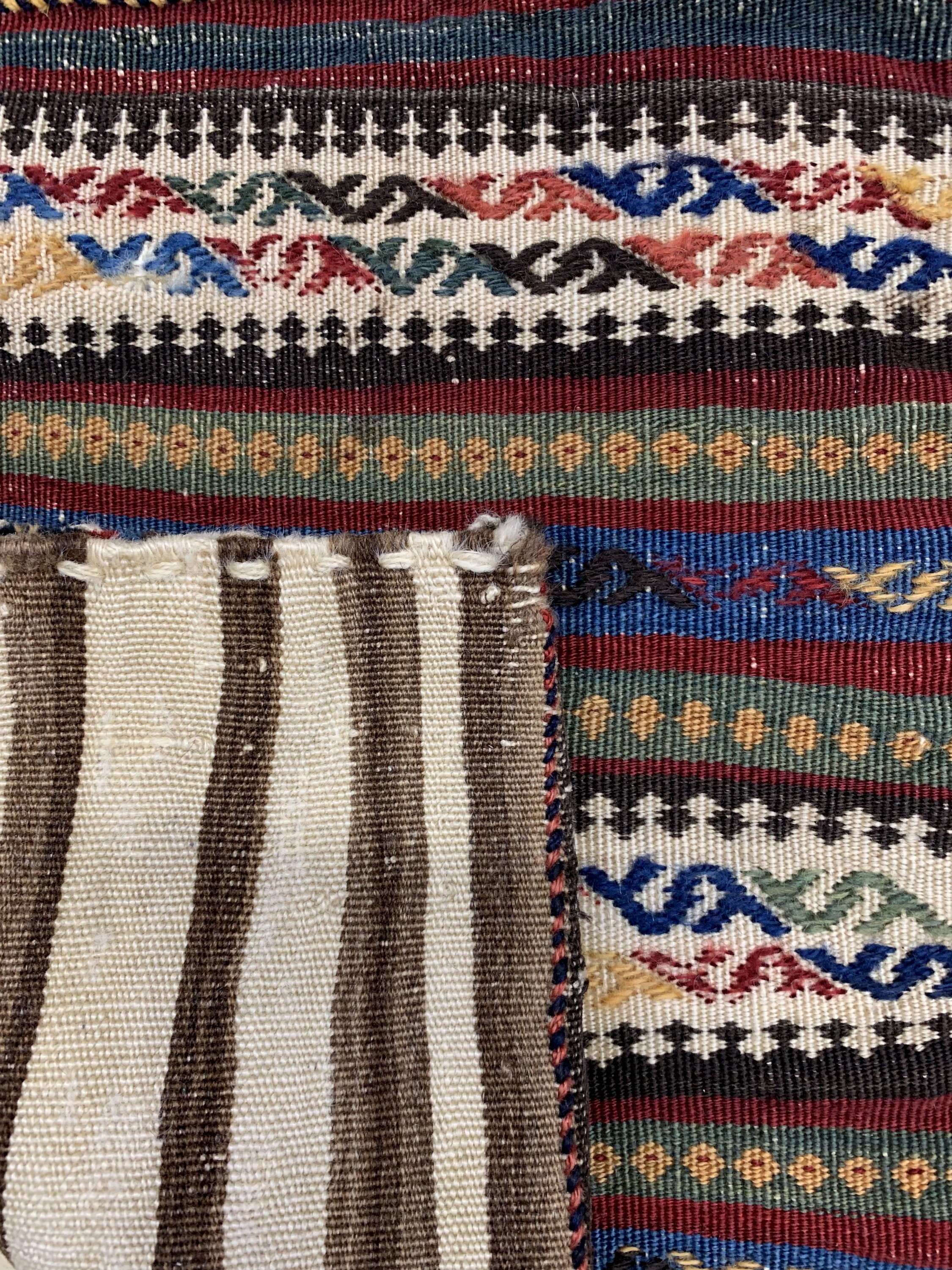 Detail f: Konvolut 3 Salztaschen, Persien, um 1930/1940, Wolle auf Wolle, ca. 65 x 58 cm, EHZ: 2