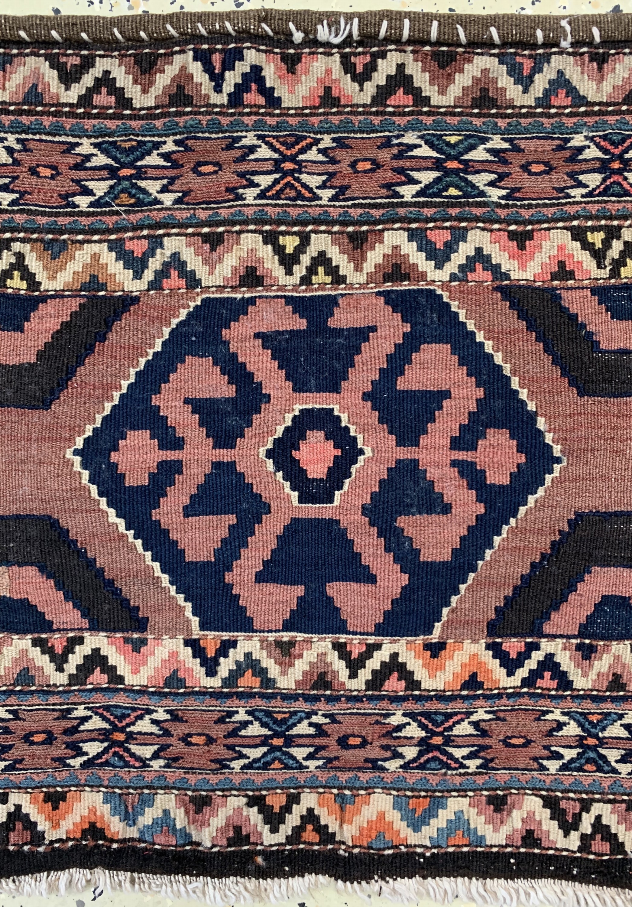 Detail c: Konvolut 4 Taschenfront, Persien & Turkmenistan, um 1930/1940, Wolle auf Wolle, ca. 50 x 45 cm, EHZ: 2-3