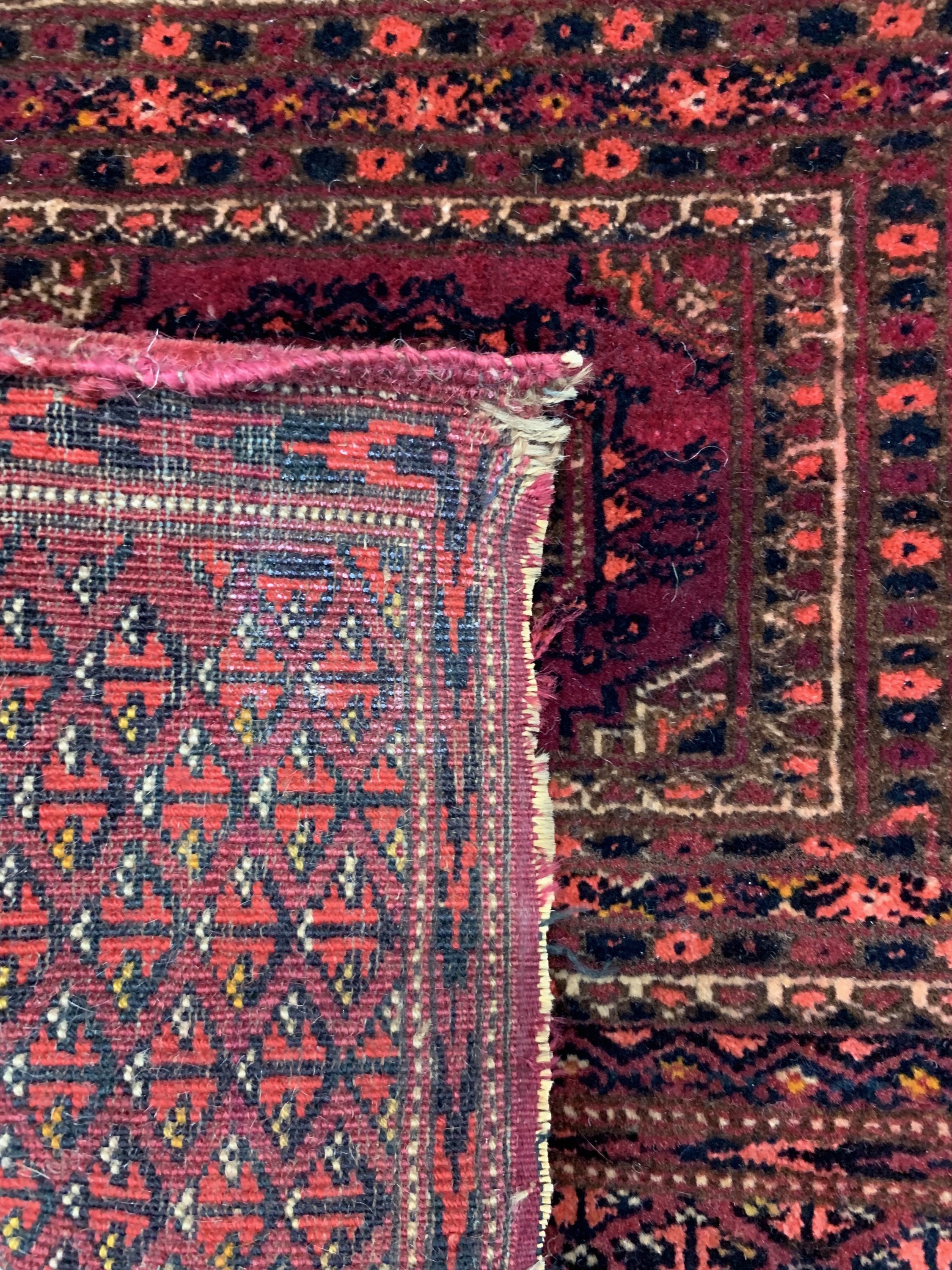 Detail h: Konvolut 4 Taschenfront, Persien & Turkmenistan, um 1930/1940, Wolle auf Wolle, ca. 50 x 45 cm, EHZ: 2-3