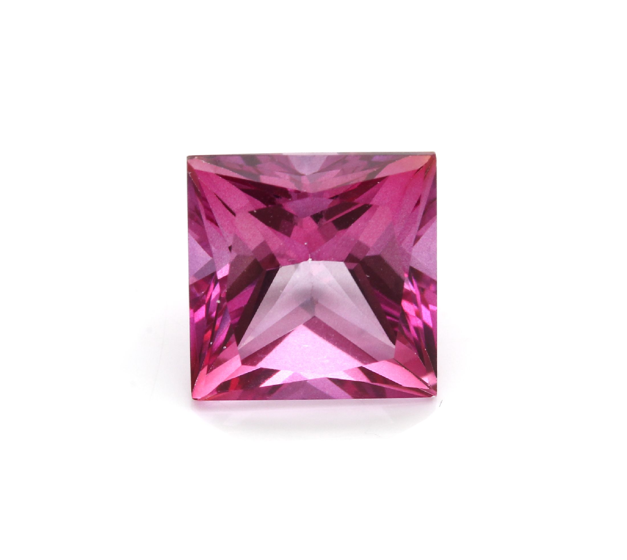 Detail a: Lot 5 lose pinkfarb. Topase (beh.), ca. 24.31 ct, versch. Schliffformen und Größen