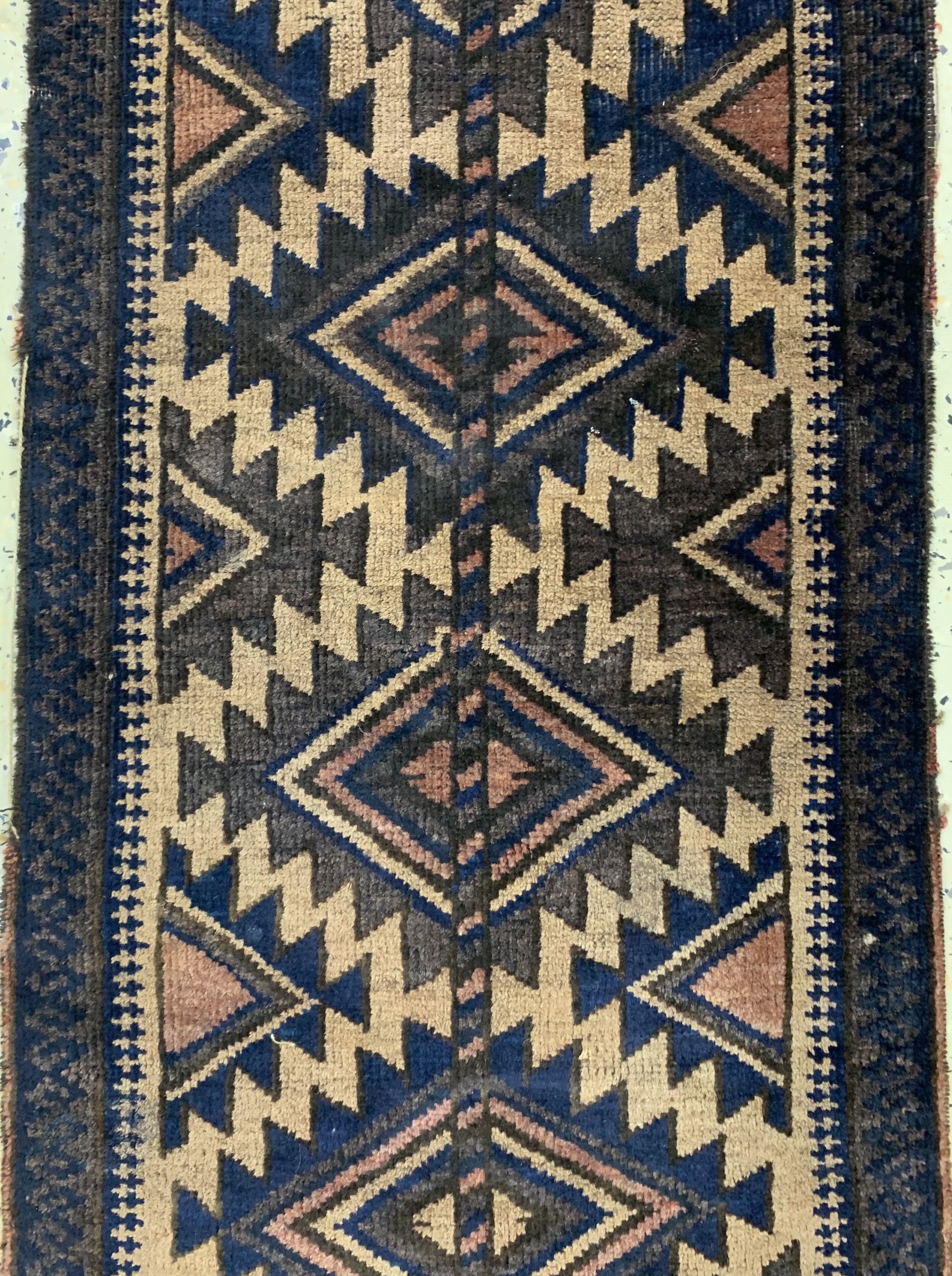 Detail a: 4 Belutsch Taschenfronten, Persien, um 1930/1940, Wolle auf Wolle, ca. 115 x 49 cm, EHZ: 3-4